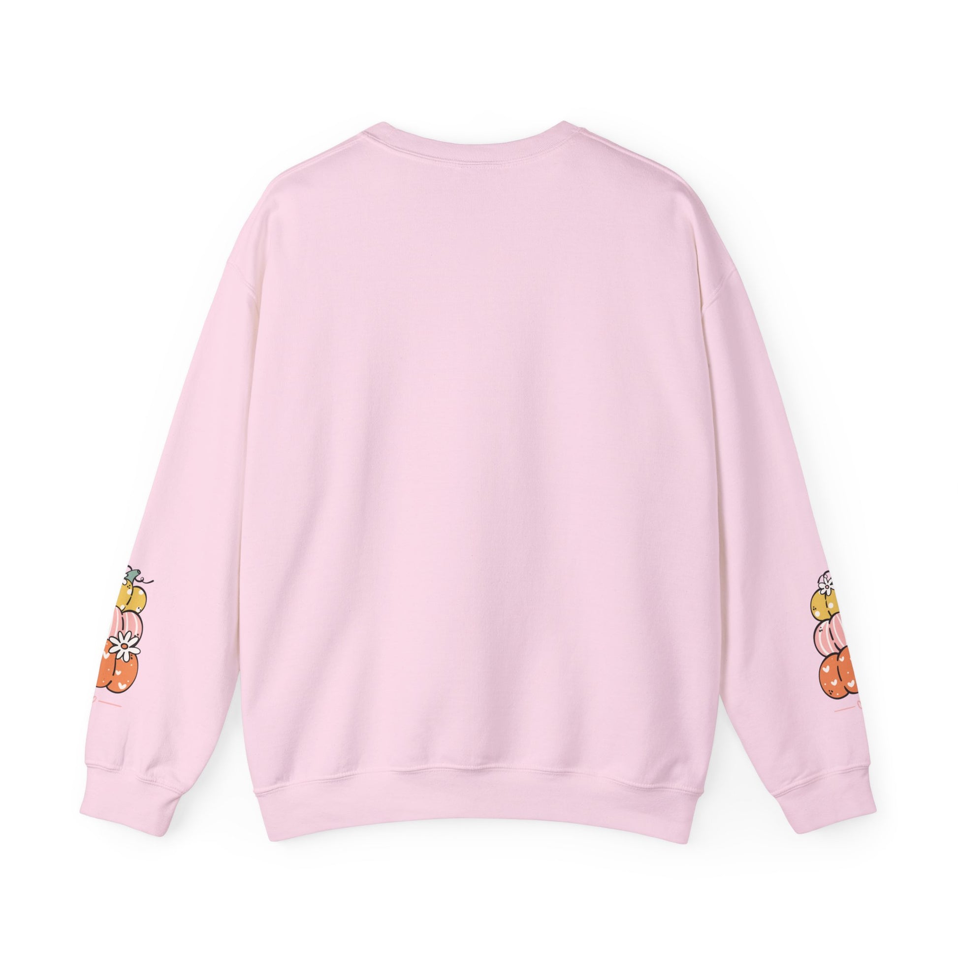 Pumpkin Patch Crewneck Sweatshirt with sleeve design too - Cozy Fall Apparel, Unisex Autumn Sweatshirt, Pumpkin Lovers Gift, Halloween/Thanksgiving Style, [...] - Stellar Threadz Studio