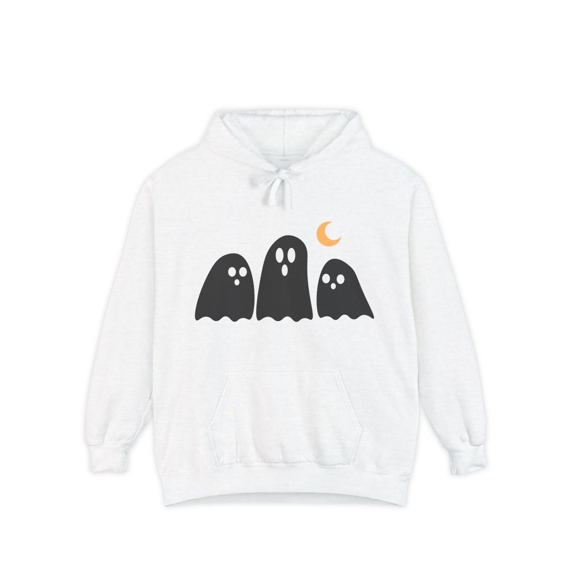 Cute Ghost Graphic Hoodie - Perfect for Halloween, Cozy Layer, Unisex Sweatshirt, Gift for Ghost Lovers, Fall Fashion, Comfort Colors - Stellar Threadz Studio