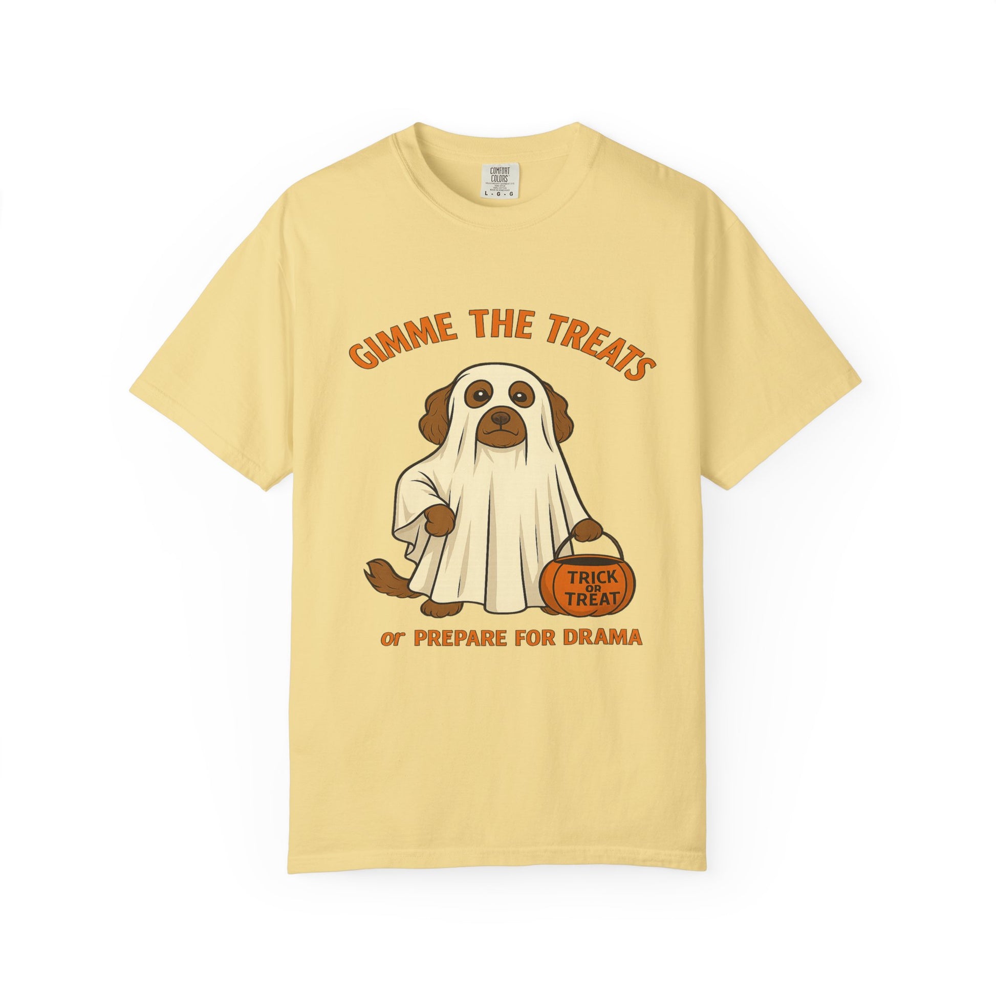 Dog Halloween Treats Unisex T-shirt - Comfort Colors 1717 - Stellar Threadz Studio