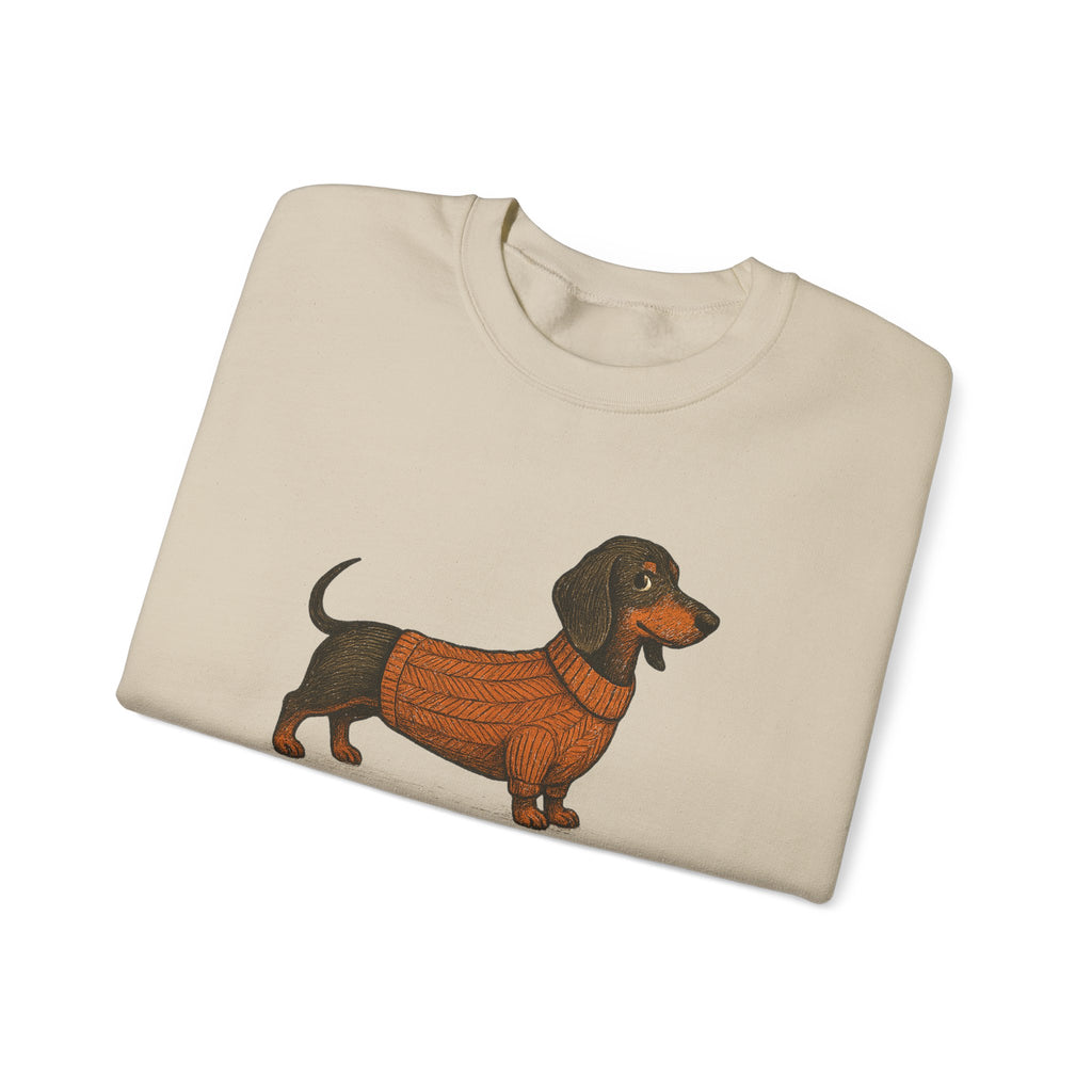 Dachshund Crewneck Sweatshirt - Emotional Support Sausage Design - Stellar Threadz Studio