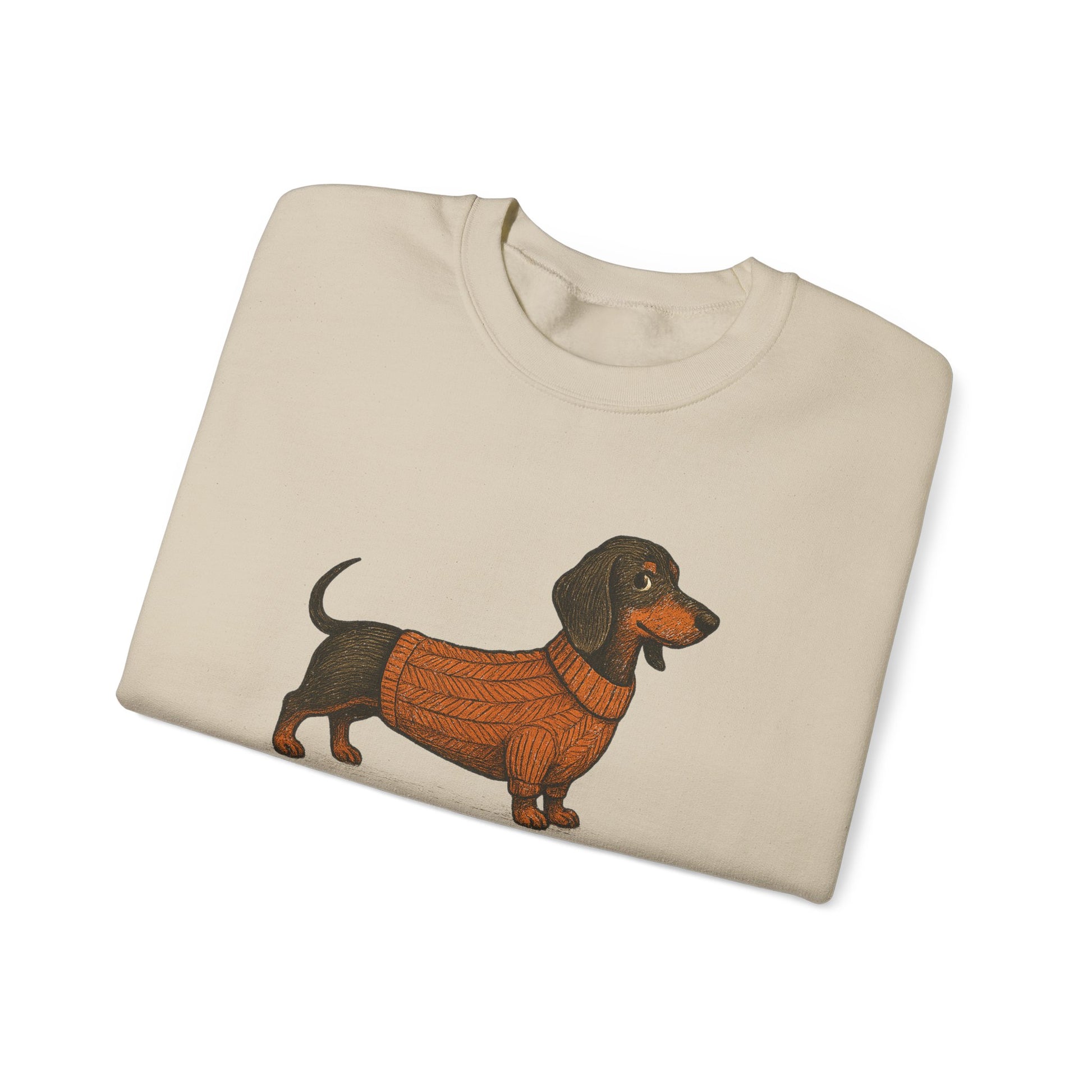 Dachshund Crewneck Sweatshirt - Emotional Support Sausage Design - Stellar Threadz Studio