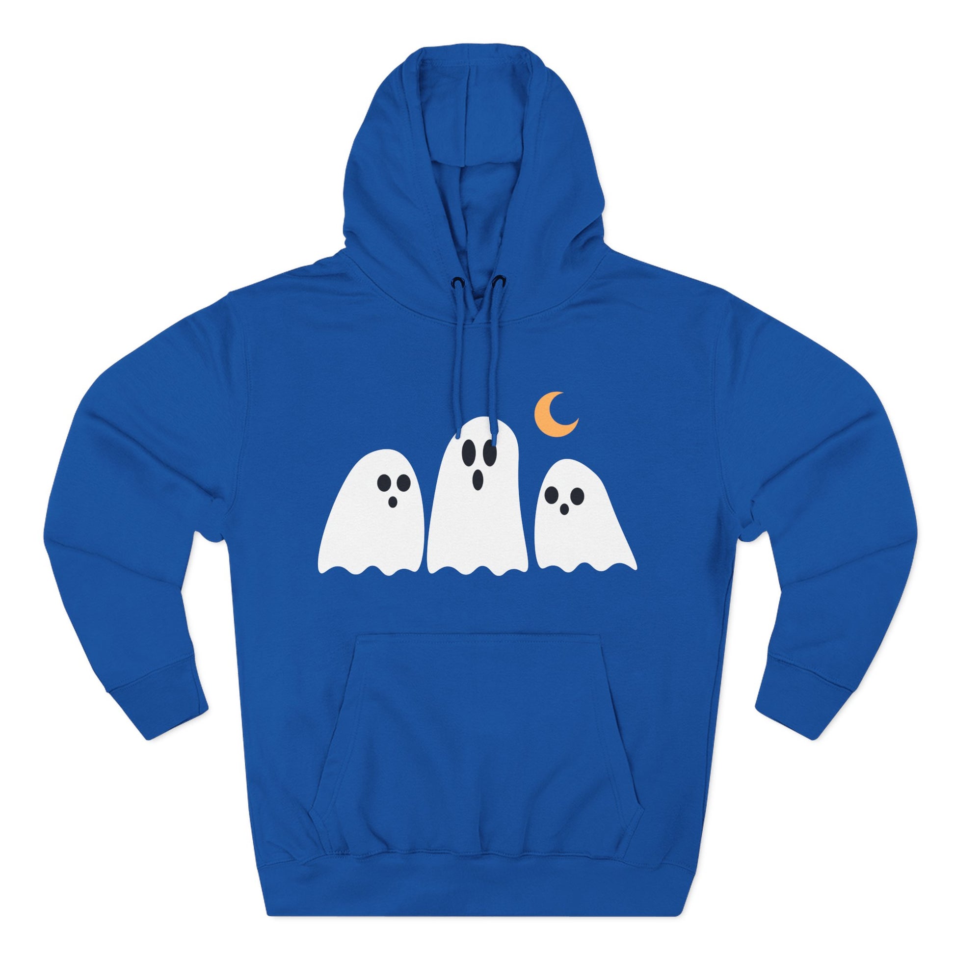 Cozy Fleece Hoodie, Cute Halloween Ghost Sweatshirt, Soft Casual Wear, Fall Outfit, Gift for Friends - Stellar Threadz Studio