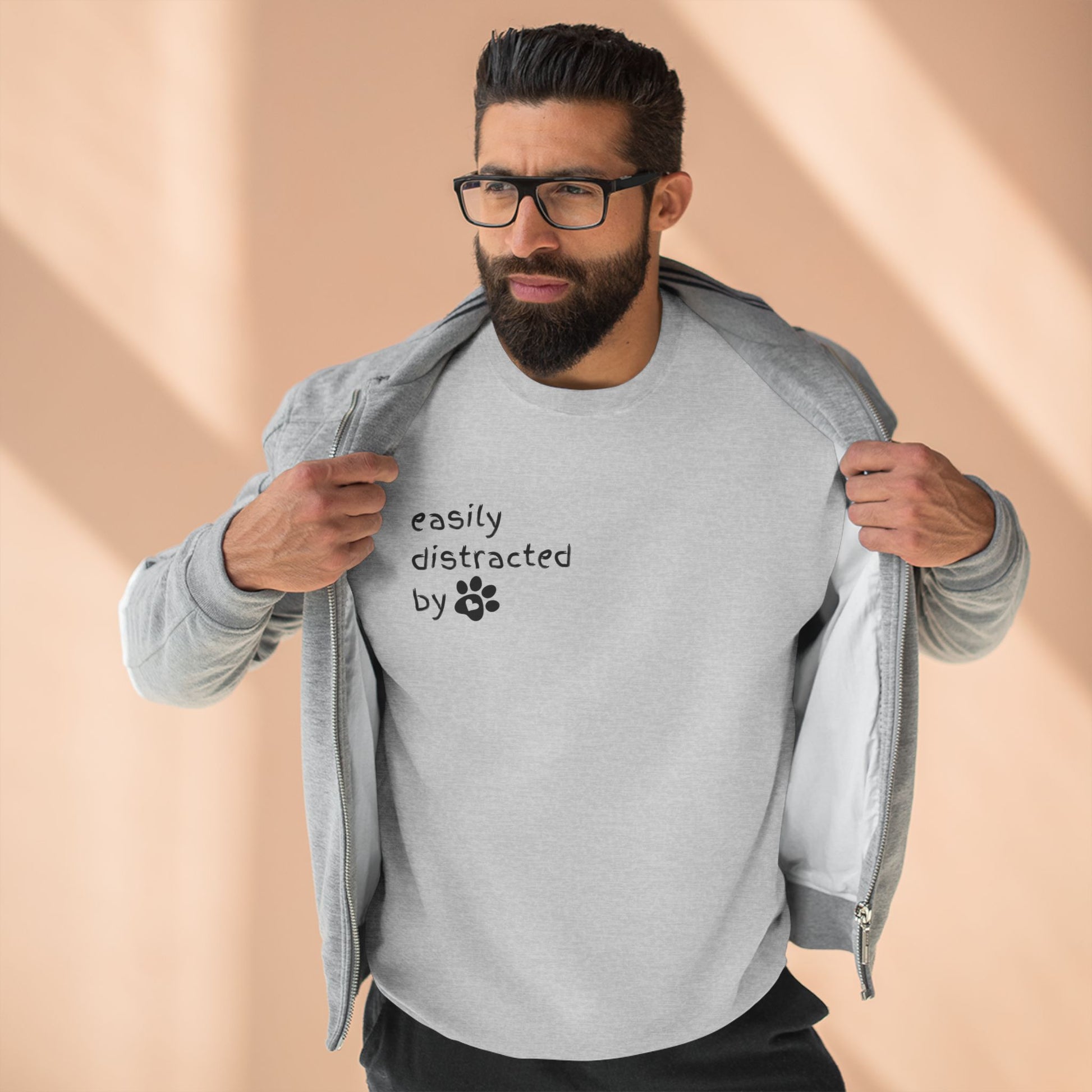 Cozy Comfort Unisex Crew-neck 'Lane Seven Sweatshirt' - Pet Parent Phrase - Stellar Threadz Studio
