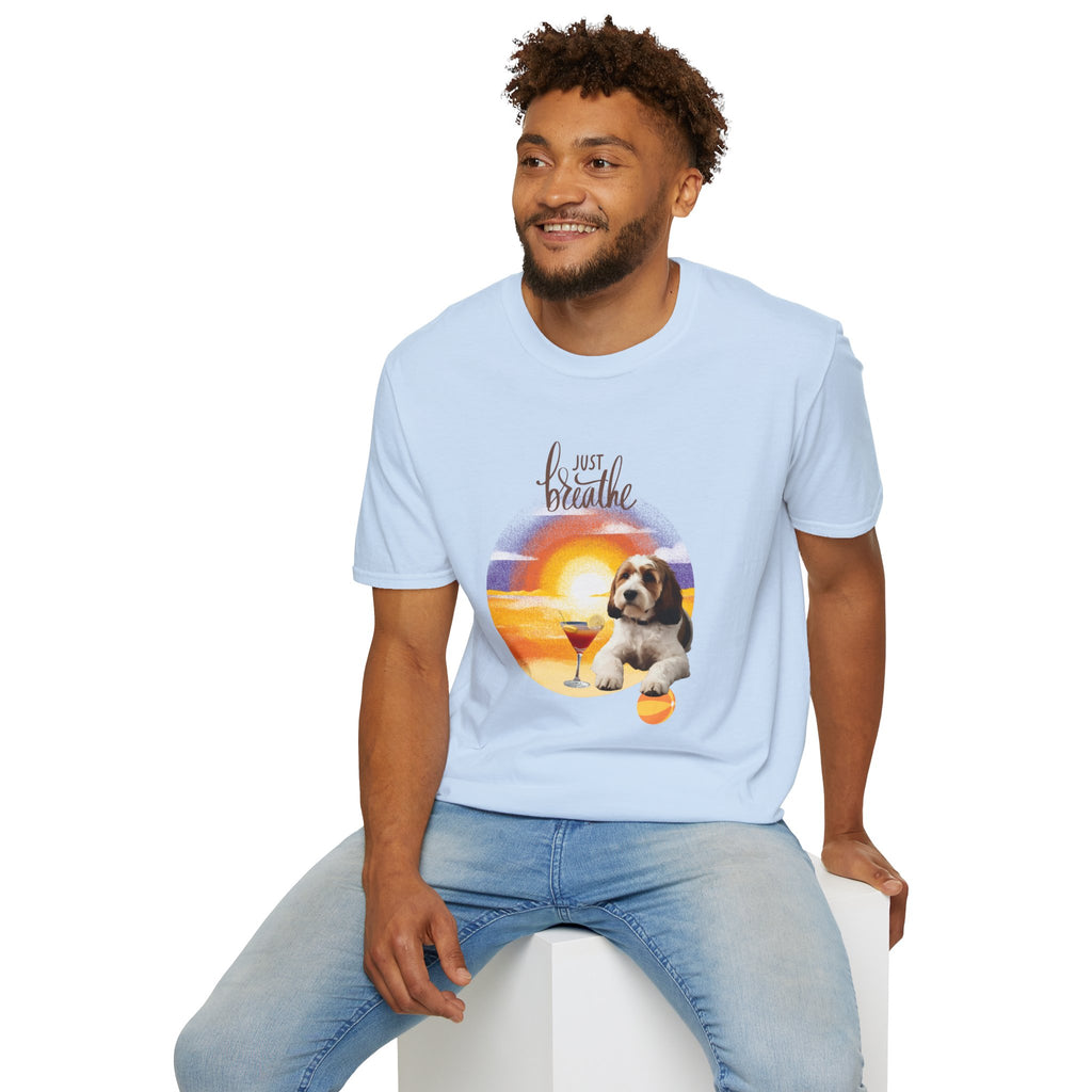 Sunset Vibes Dog T-Shirt - Stellar Threadz Studio