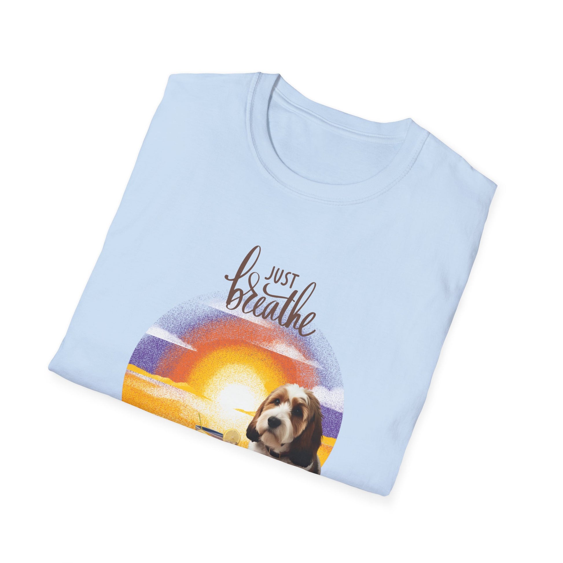 Sunset Vibes Dog T-Shirt - Stellar Threadz Studio