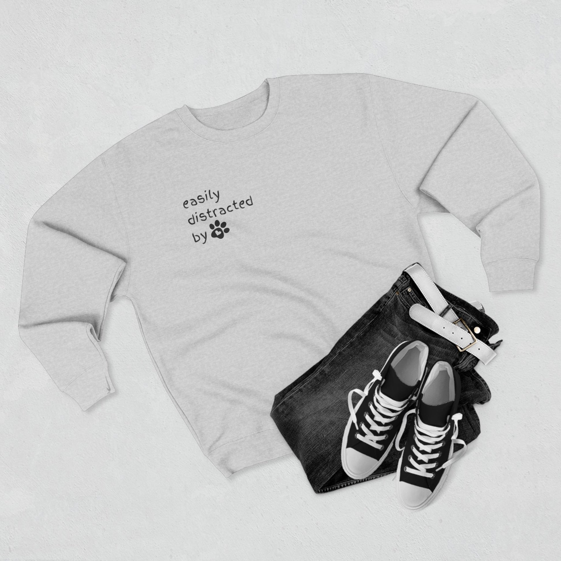 Cozy Comfort Unisex Crew-neck 'Lane Seven Sweatshirt' - Pet Parent Phrase - Stellar Threadz Studio