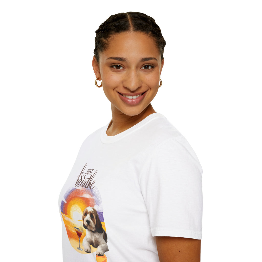 Sunset Vibes Dog T-Shirt - Stellar Threadz Studio