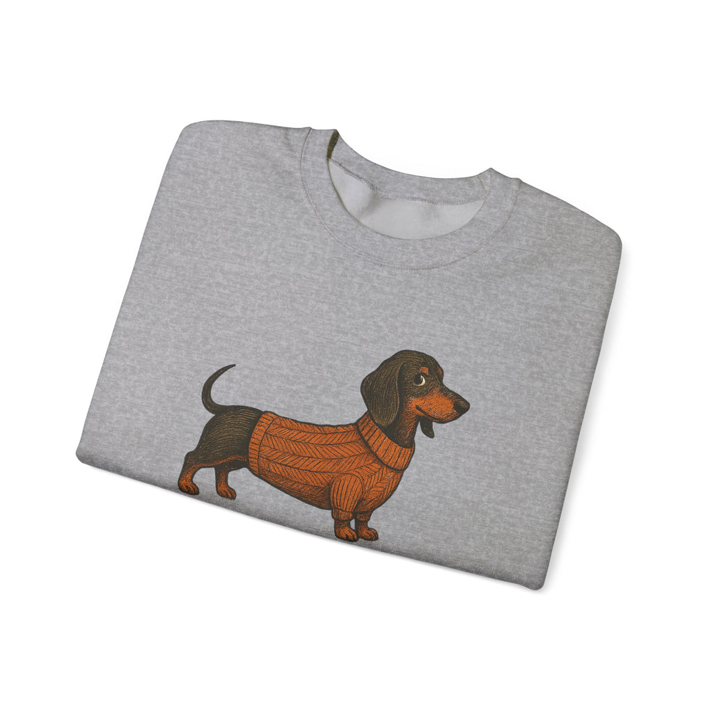 Dachshund Crewneck Sweatshirt - Emotional Support Sausage Design - Stellar Threadz Studio