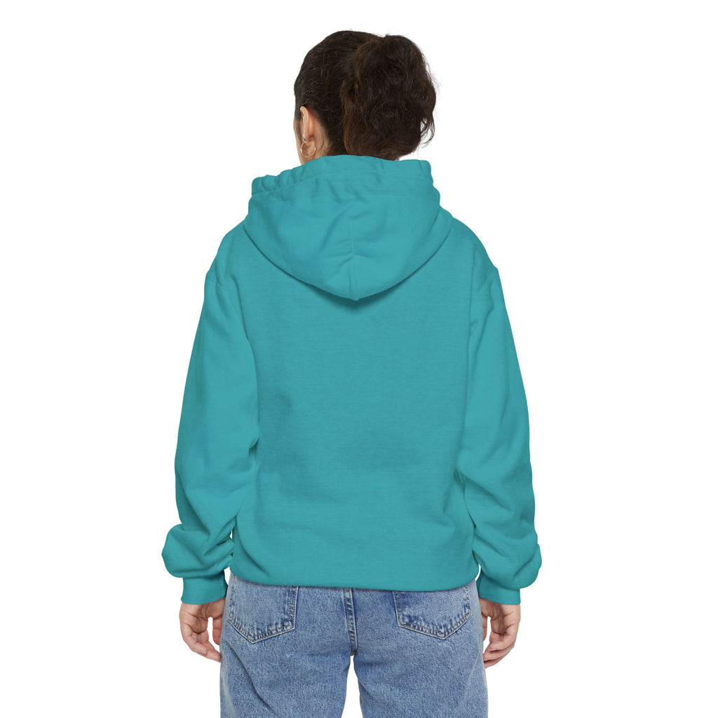 Spooky Season Garment-Dyed Hoodie for Halloween, Cozy Sweater, Unisex Hoodie, Fall Fashion, Ghost Design, Comfort Colors - Stellar Threadz Studio