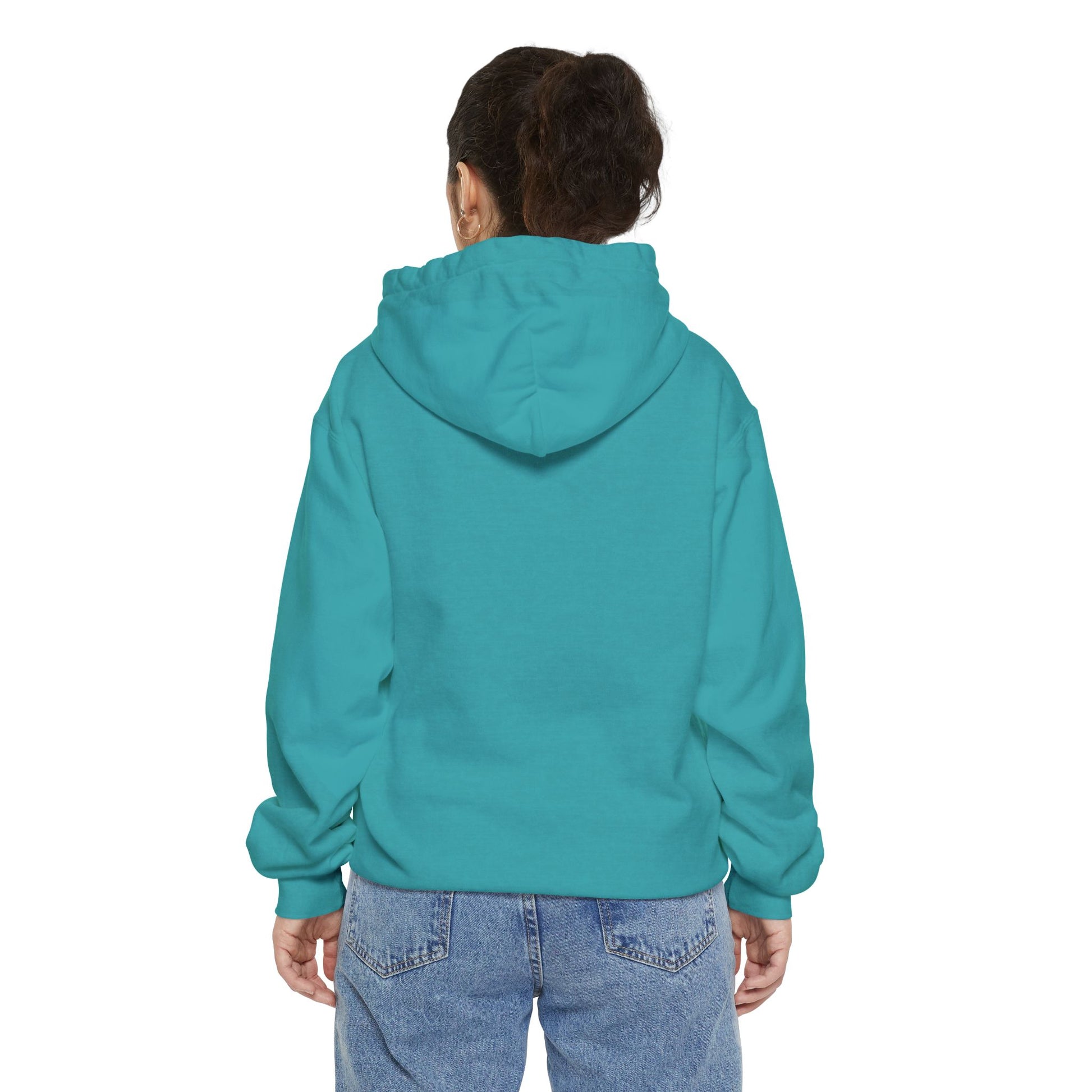 Spooky Season Garment-Dyed Hoodie for Halloween, Cozy Sweater, Unisex Hoodie, Fall Fashion, Ghost Design, Comfort Colors - Stellar Threadz Studio