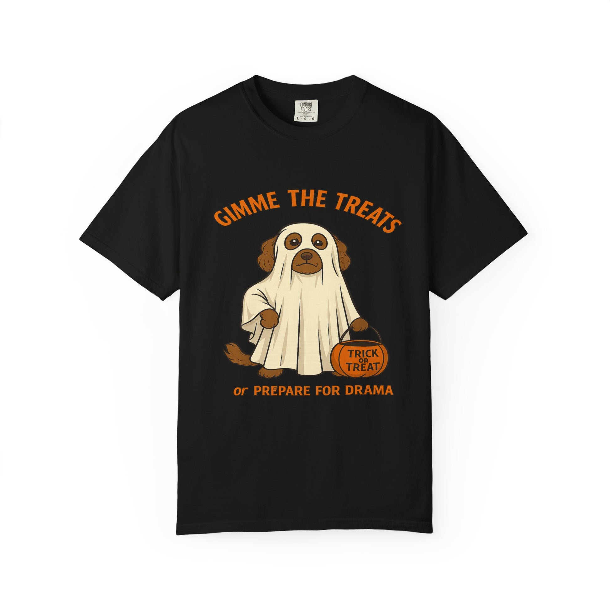 Dog Halloween Treats Unisex T-shirt - Comfort Colors 1717 - Stellar Threadz Studio