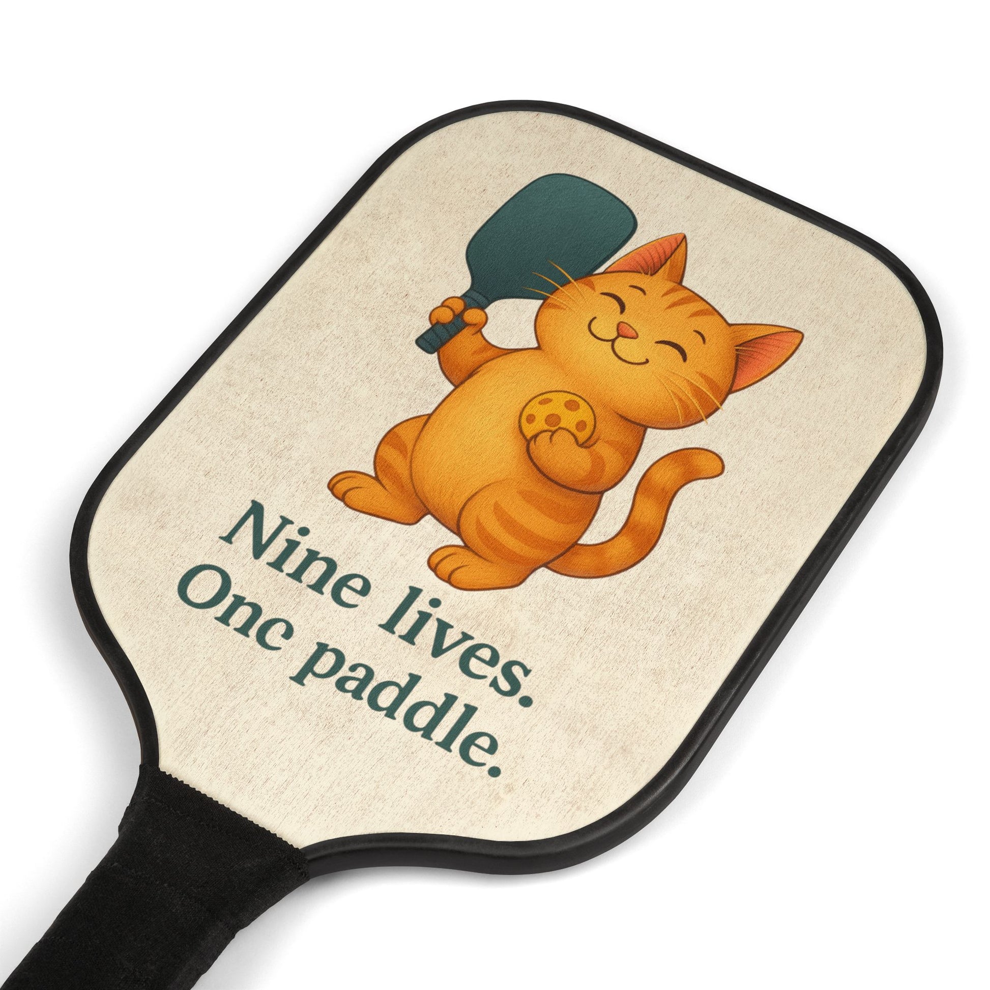 Custom Cat Design Pickleball Paddle Set - Unique Gift for Cat Lovers - Stellar Threadz Studio