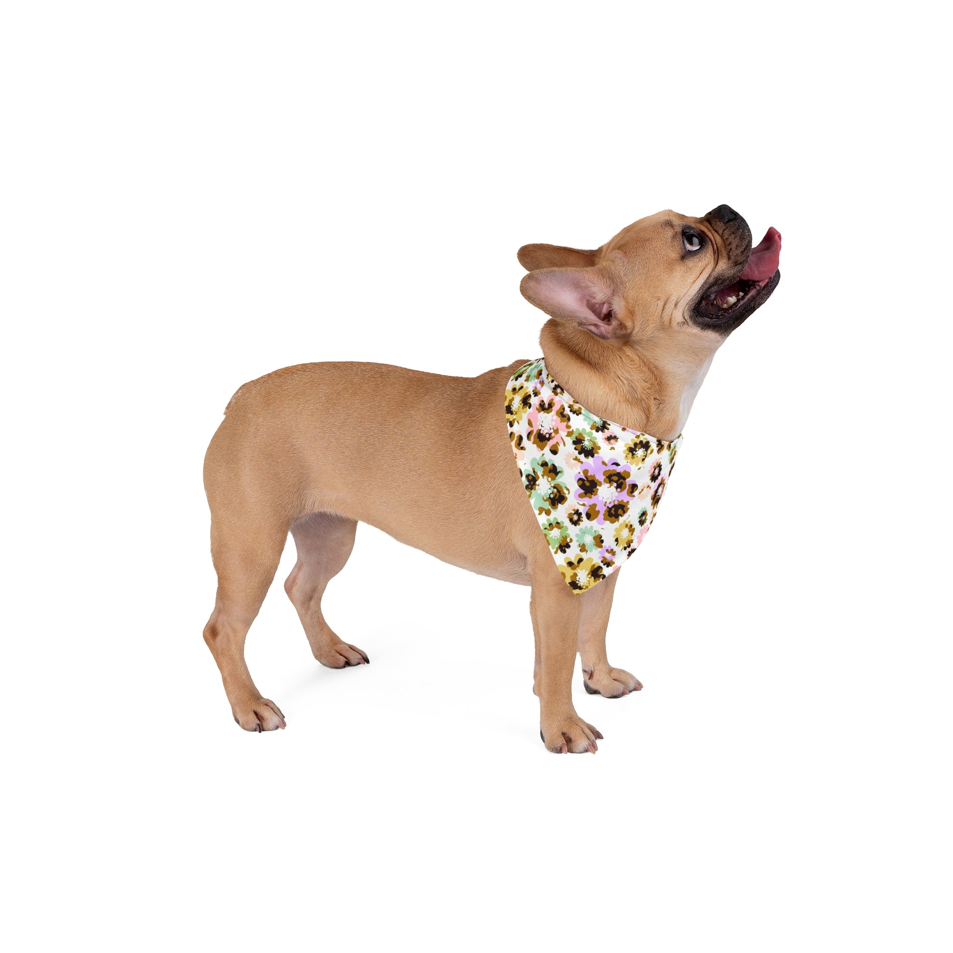 Floral Pet Bandana for Stylish Pets, Dog Accessory, Cat Wear, Gifts for Pet Lovers, Outdoor Adventures - Stellar Threadz Studio