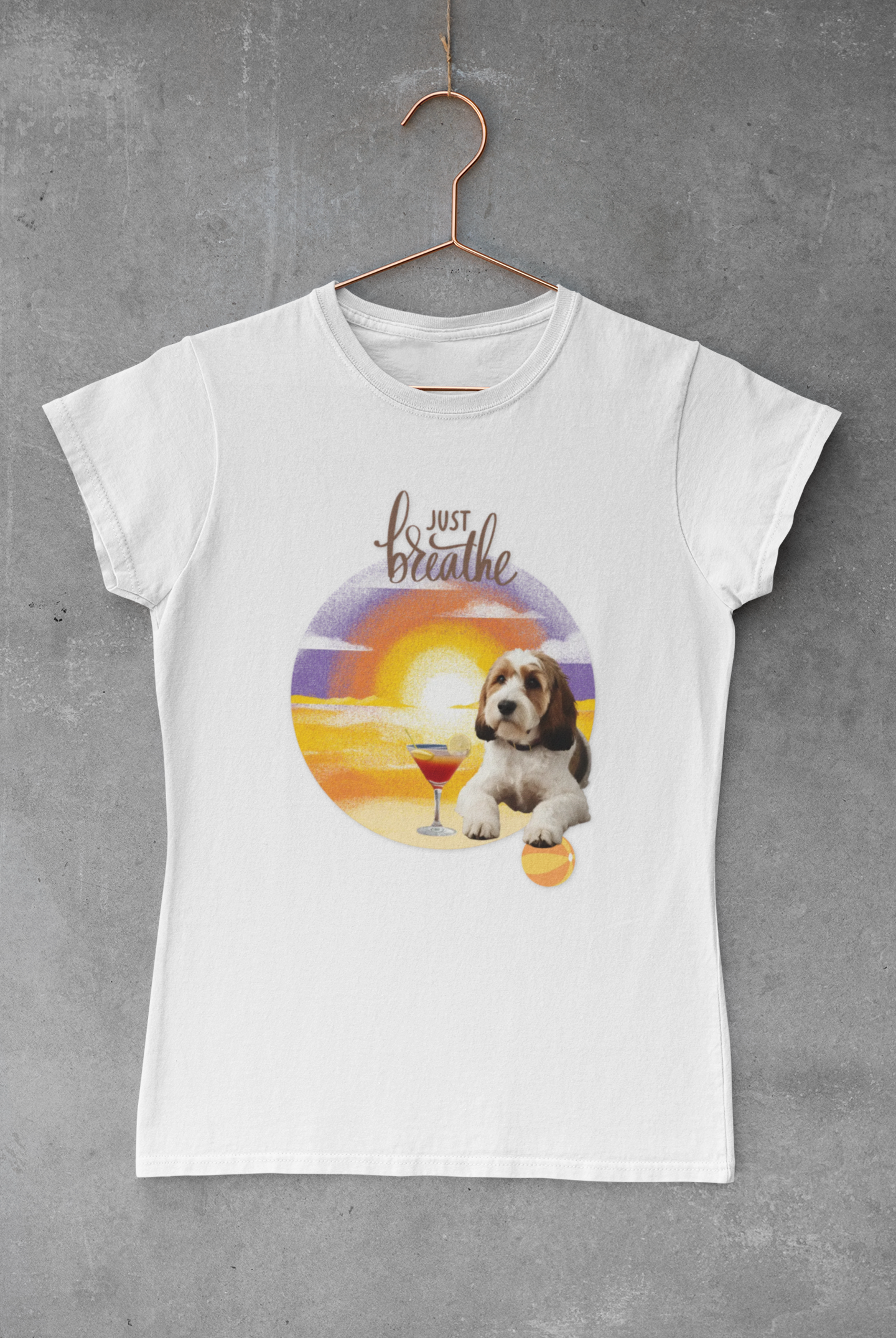Sunset Vibes Dog T-Shirt - Stellar Threadz Studio