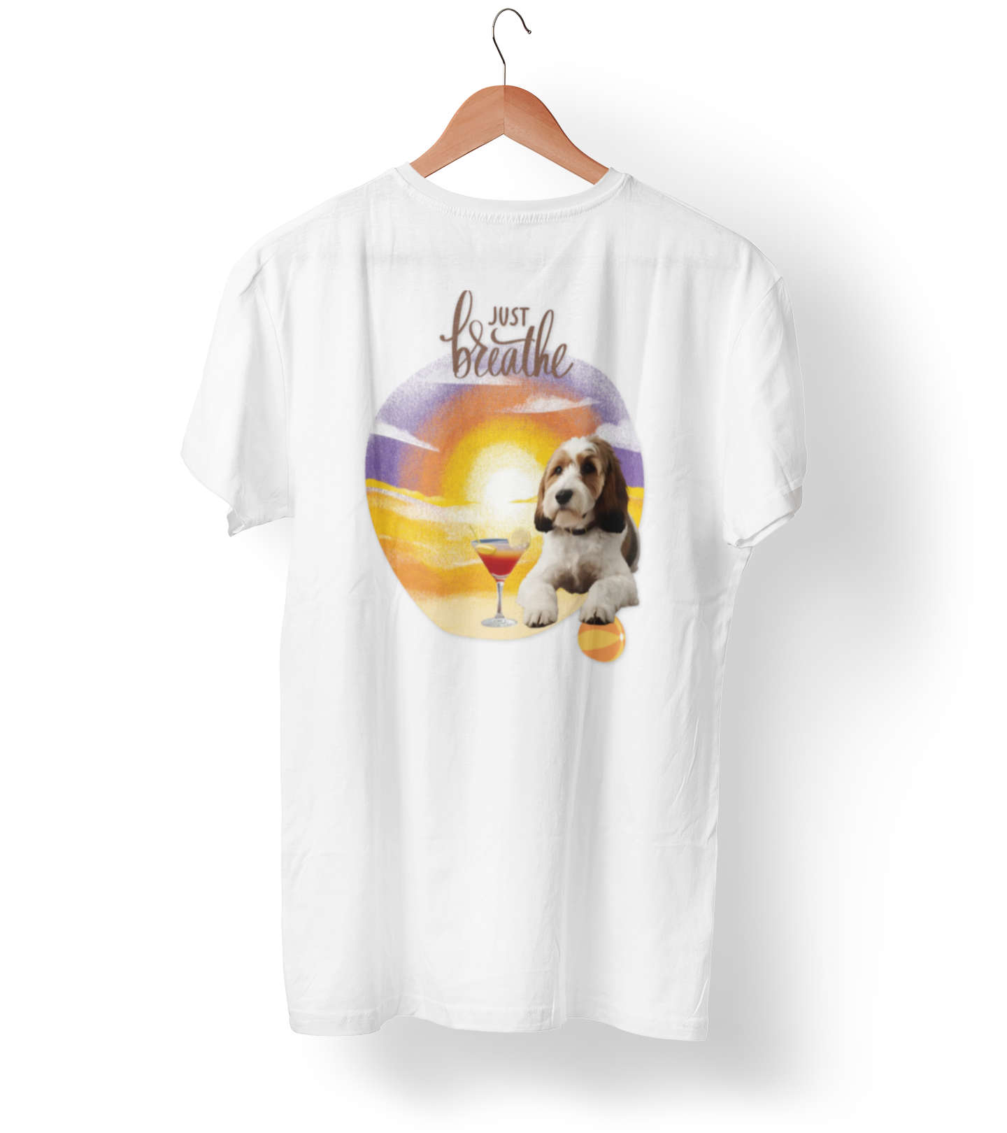 Sunset Vibes Dog T-Shirt - Stellar Threadz Studio
