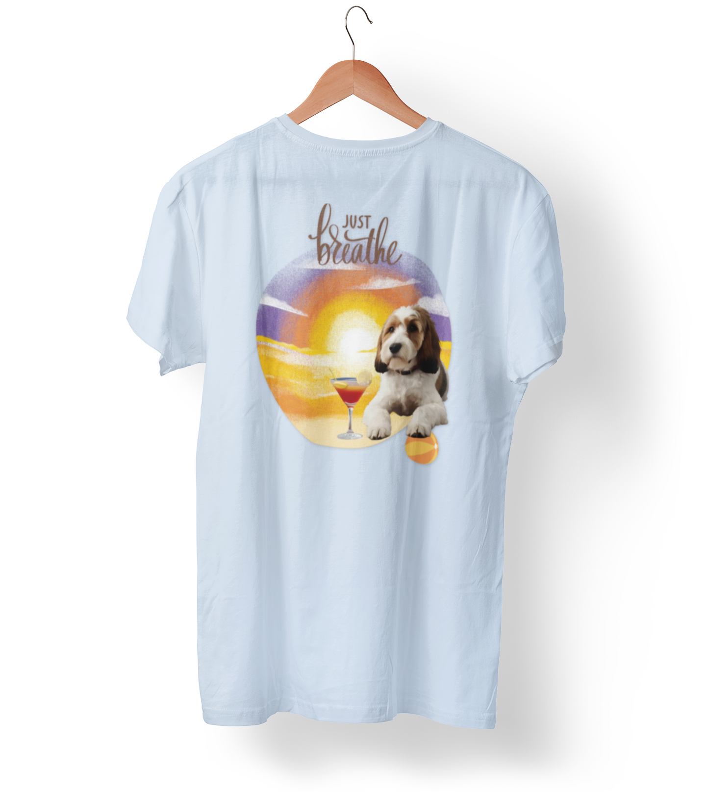 Sunset Vibes Dog T-Shirt - Stellar Threadz Studio