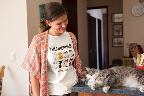 Ailurophile Comfort Colors Sweatshirt - Cozy Cat Sweatshirt, Cat Lover Gift, Unisex. - Stellar Threadz Studio