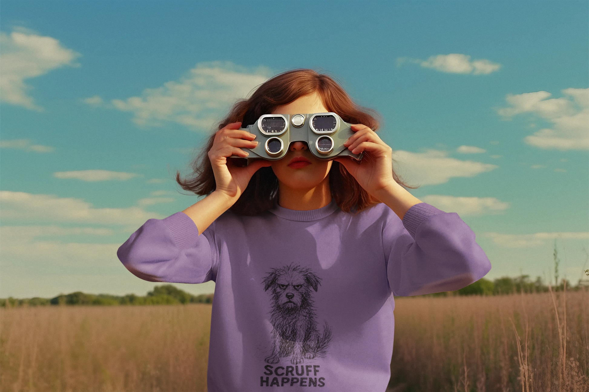 Unisex Dog Lover Sweatshirt, Cute Dog Sweatshirt, Scruff Happens Apparel, Pet Owner Gift, Cozy Casual Wear - Stellar Threadz Studio
