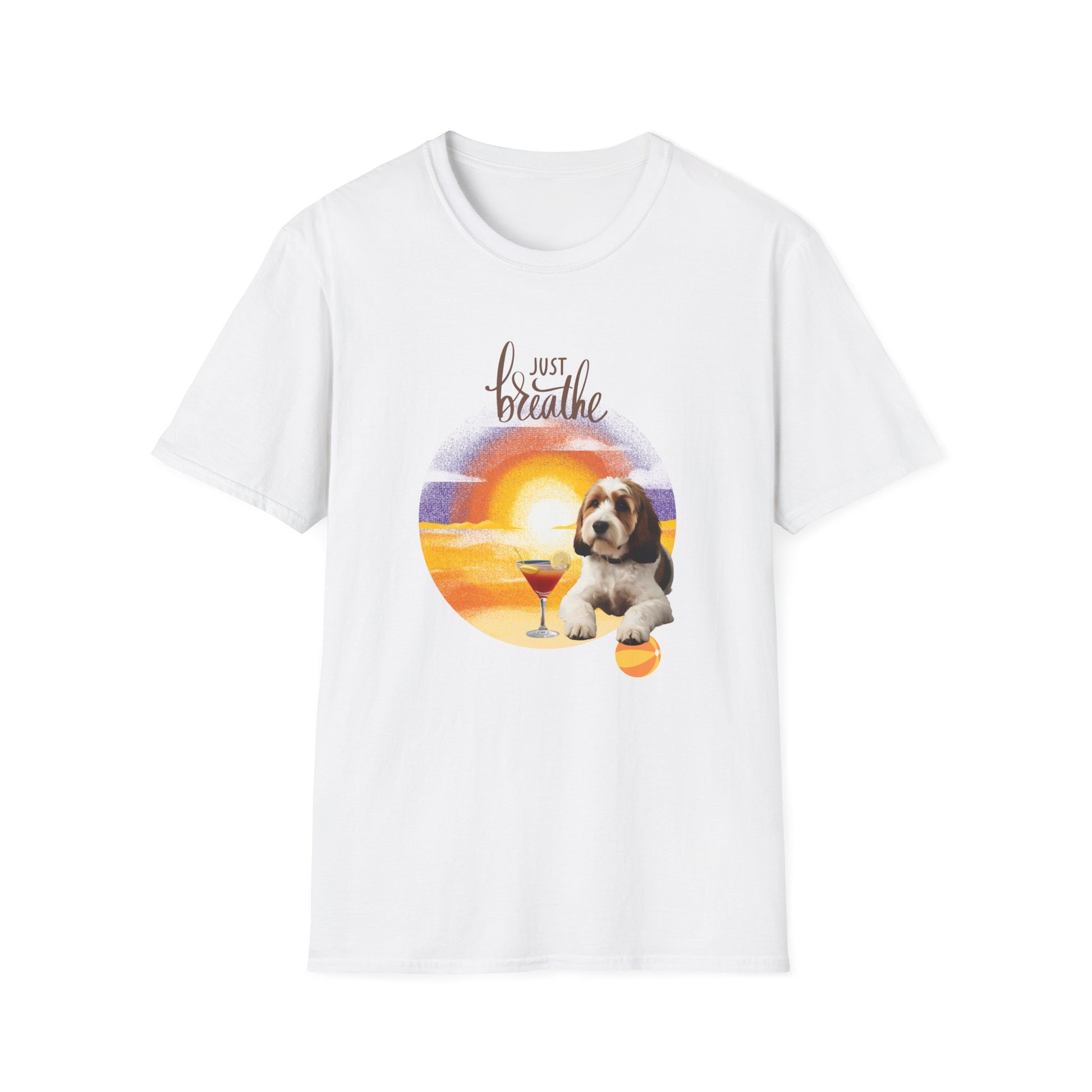 Sunset Vibes Dog T-Shirt - Stellar Threadz Studio