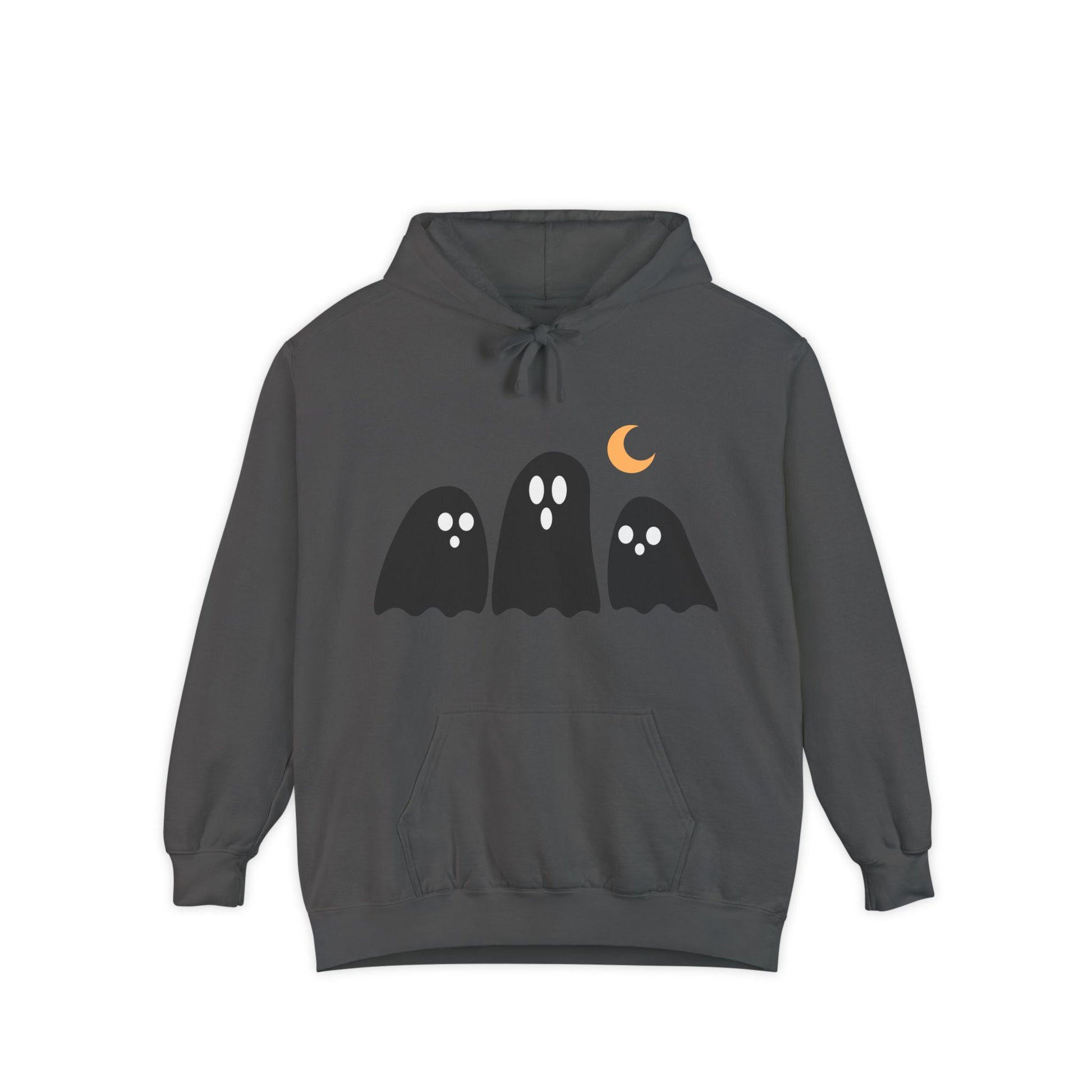 Cute Ghost Graphic Hoodie - Perfect for Halloween, Cozy Layer, Unisex Sweatshirt, Gift for Ghost Lovers, Fall Fashion, Comfort Colors - Stellar Threadz Studio