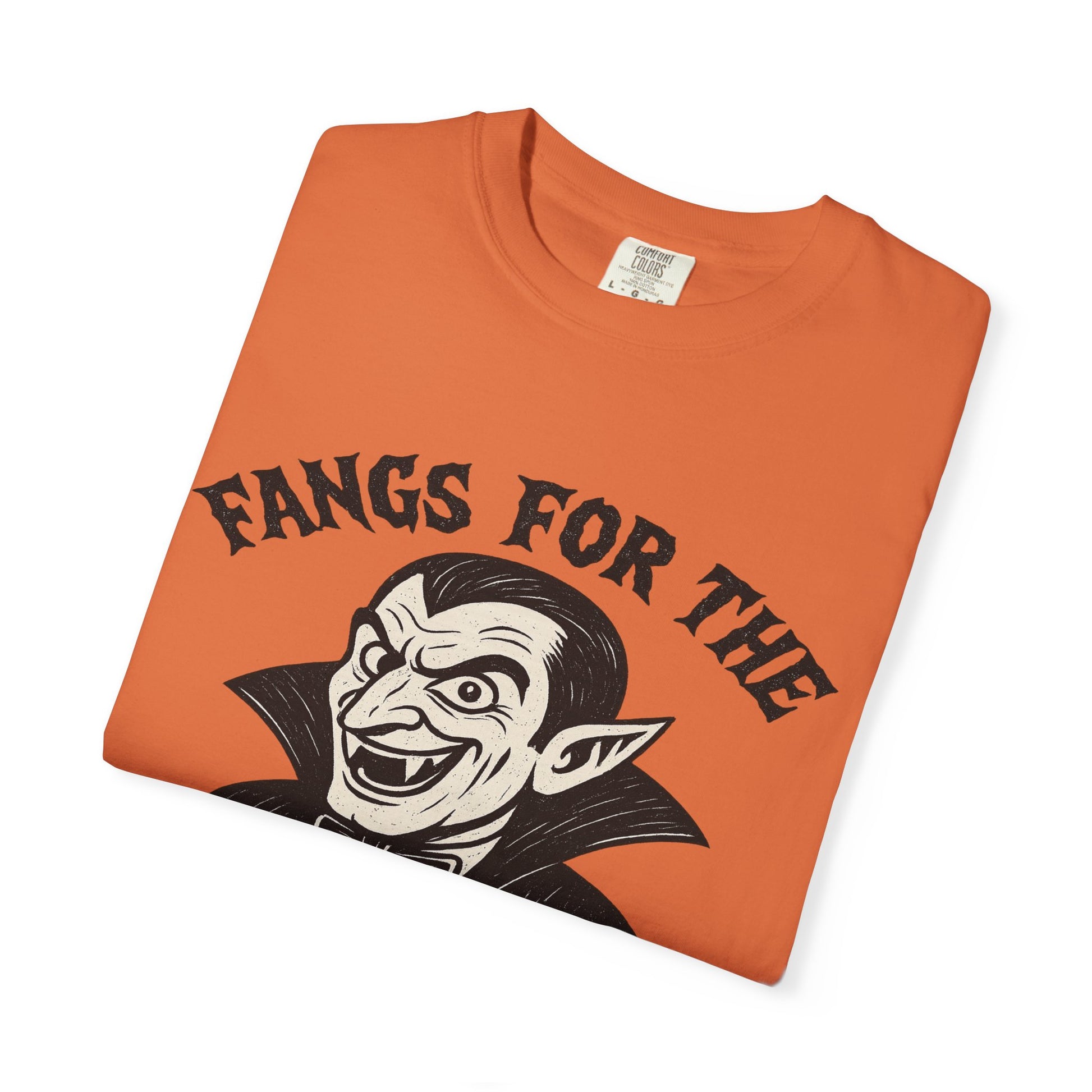 Fangs for the Memories - Frankenstein Halloween Comfort Colors Tee - Stellar Threadz Studio