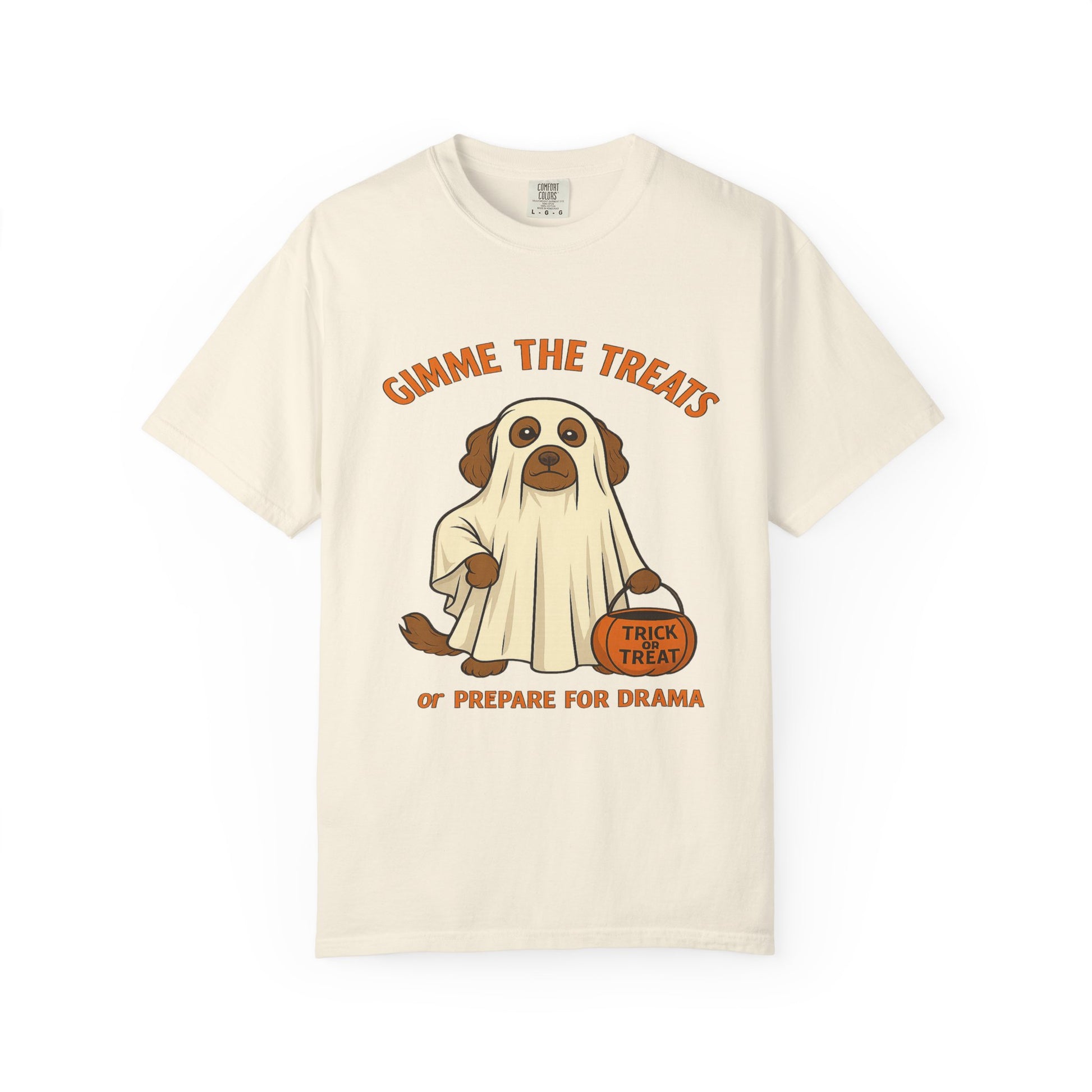Dog Halloween Treats Unisex T-shirt - Comfort Colors 1717 - Stellar Threadz Studio