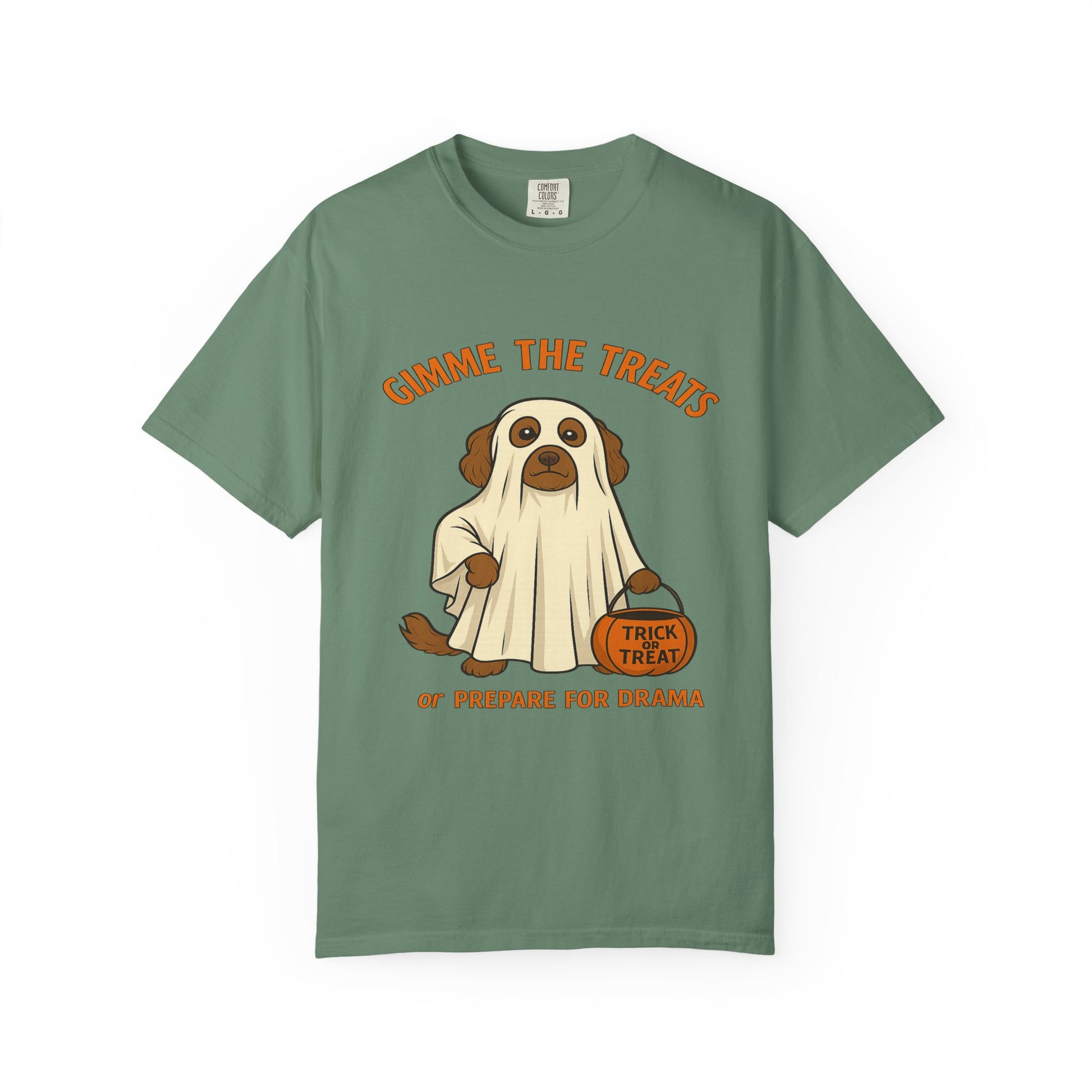 Dog Halloween Treats Unisex T-shirt - Comfort Colors 1717 - Stellar Threadz Studio