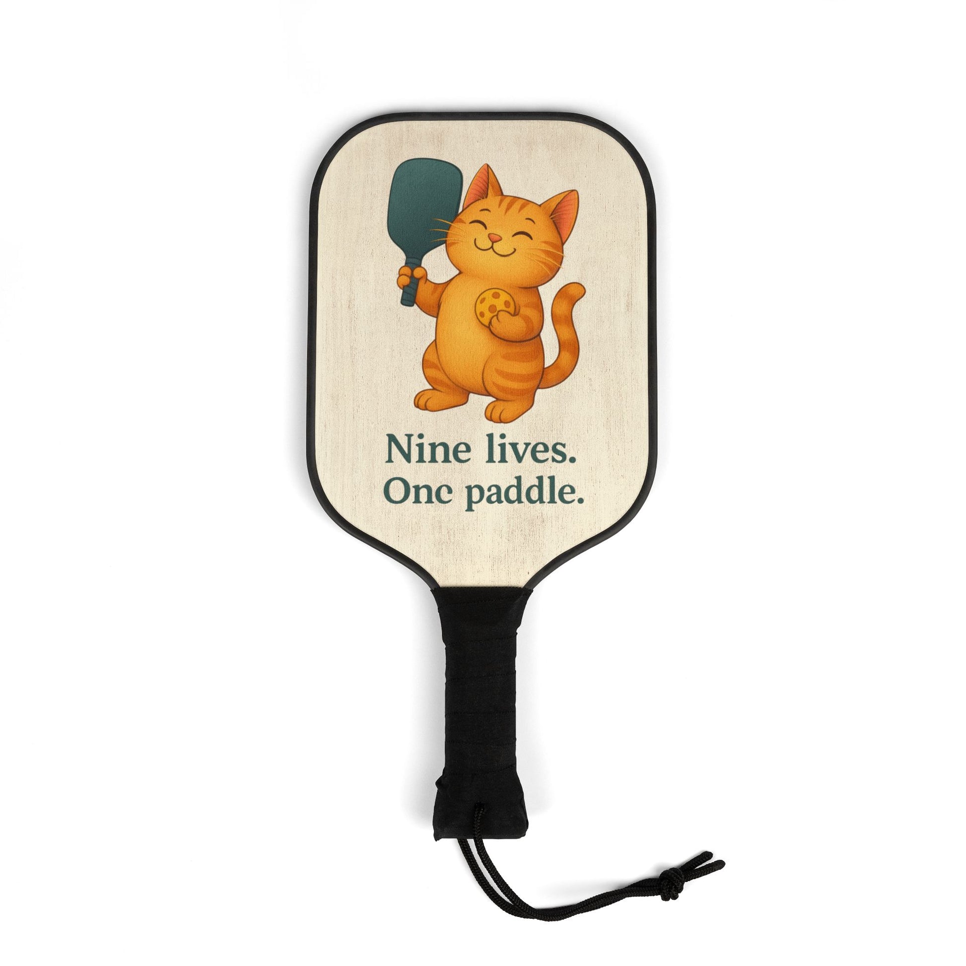 Custom Cat Design Pickleball Paddle Set - Unique Gift for Cat Lovers - Stellar Threadz Studio