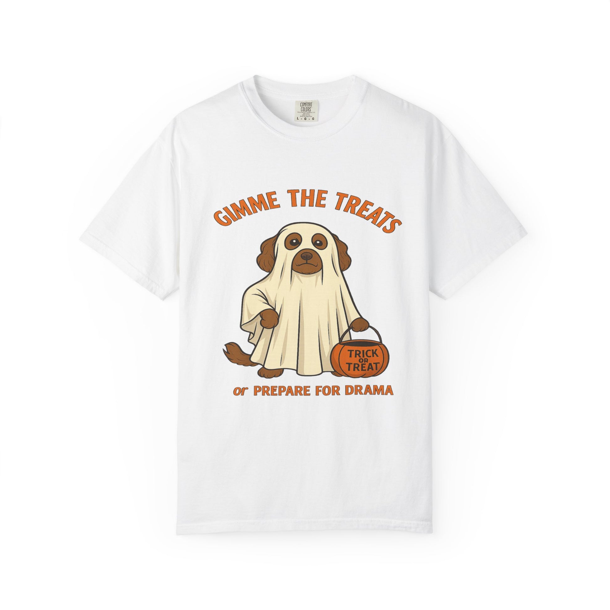 Dog Halloween Treats Unisex T-shirt - Comfort Colors 1717 - Stellar Threadz Studio