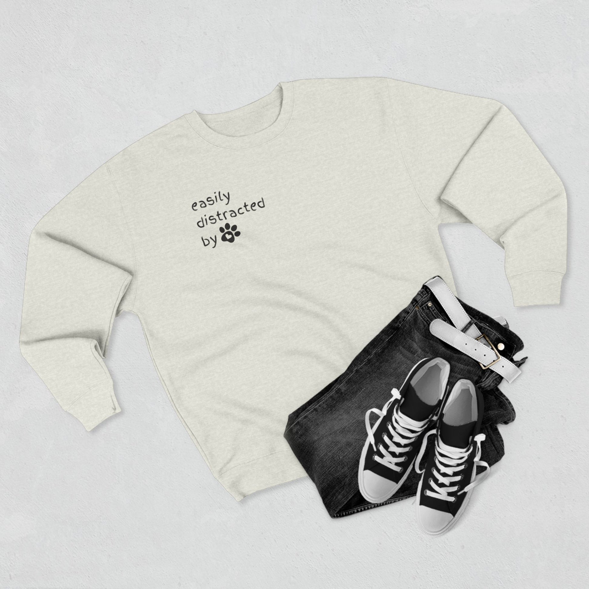 Cozy Comfort Unisex Crew-neck 'Lane Seven Sweatshirt' - Pet Parent Phrase - Stellar Threadz Studio
