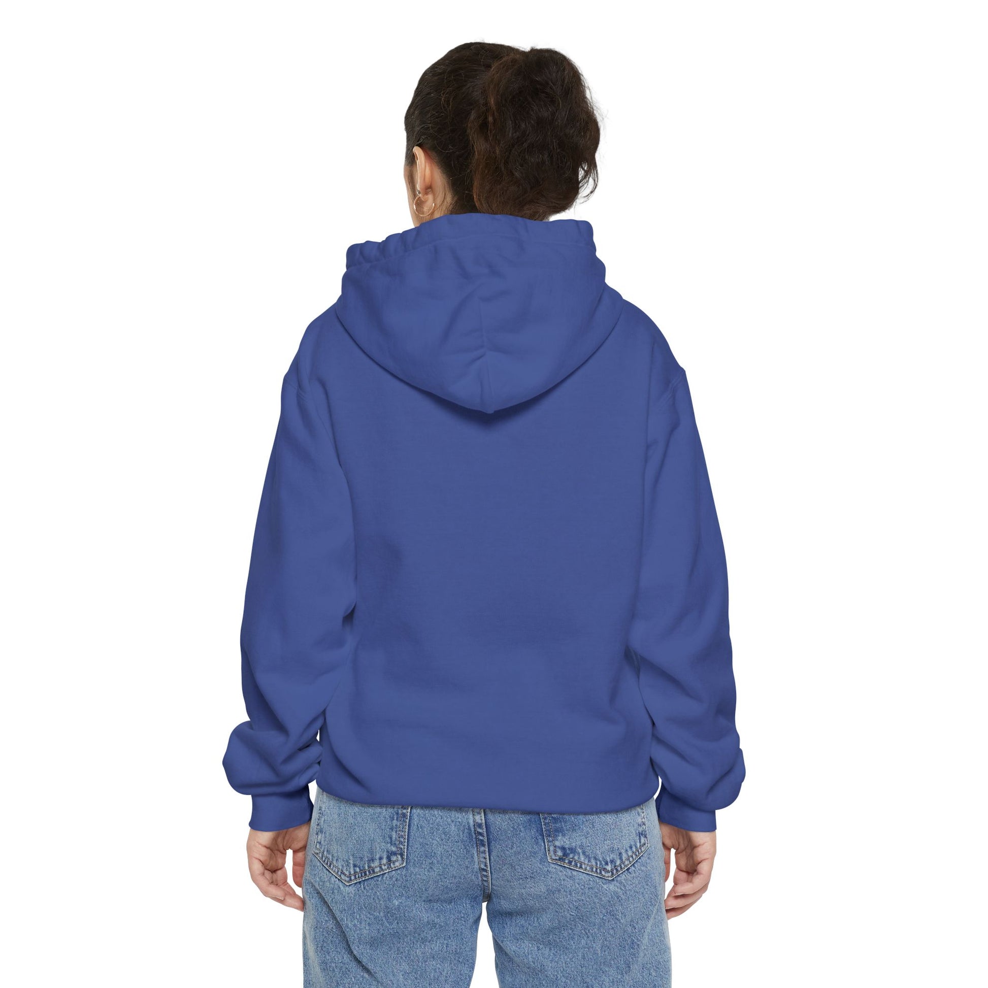 Spooky Season Garment-Dyed Hoodie for Halloween, Cozy Sweater, Unisex Hoodie, Fall Fashion, Ghost Design, Comfort Colors - Stellar Threadz Studio