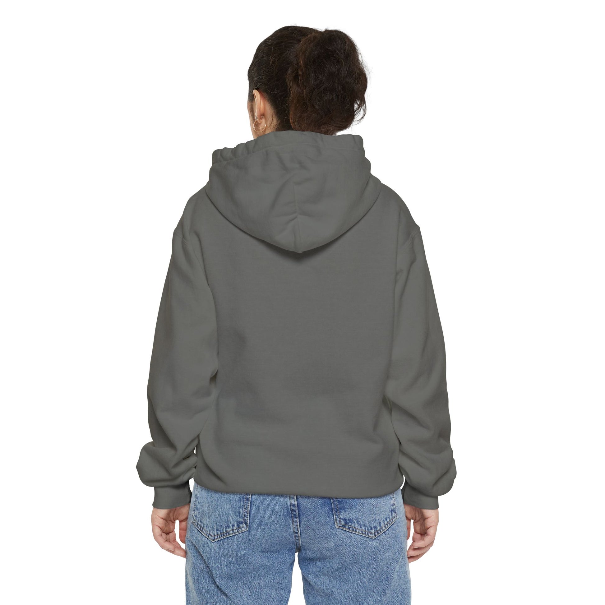 Spooky Season Garment-Dyed Hoodie for Halloween, Cozy Sweater, Unisex Hoodie, Fall Fashion, Ghost Design, Comfort Colors - Stellar Threadz Studio