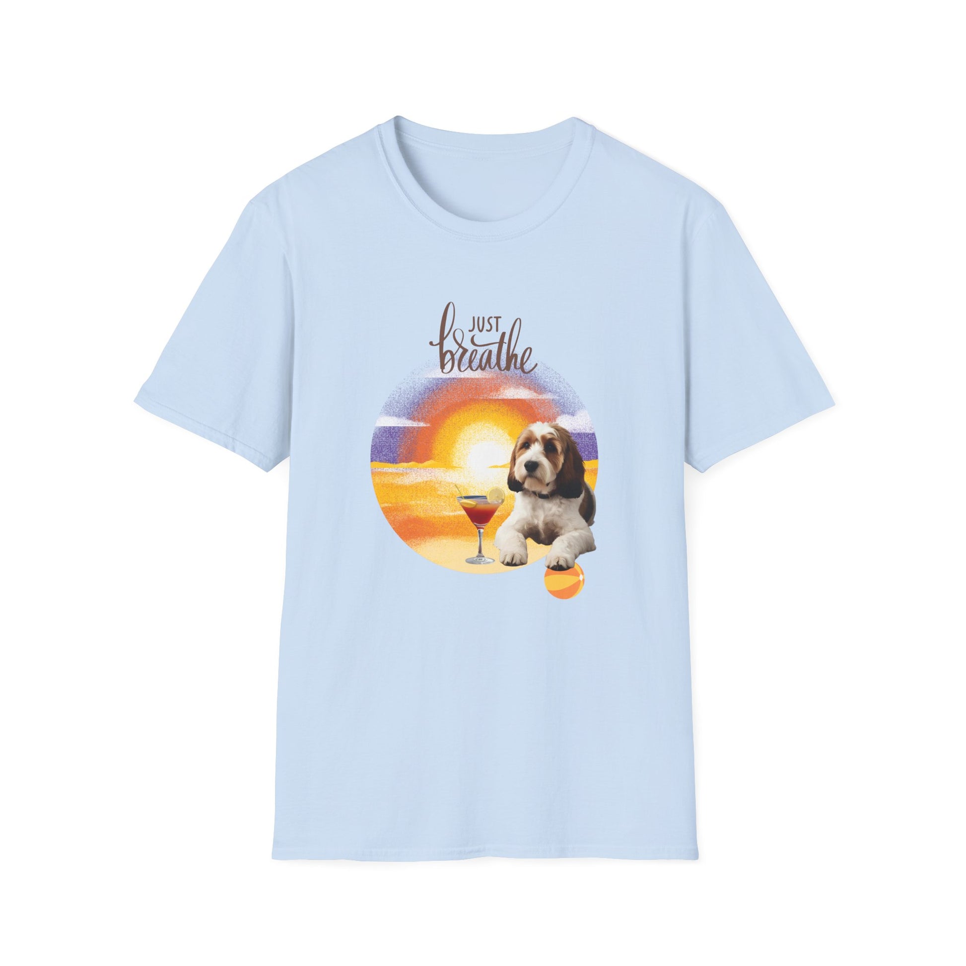 Sunset Vibes Dog T-Shirt - Stellar Threadz Studio