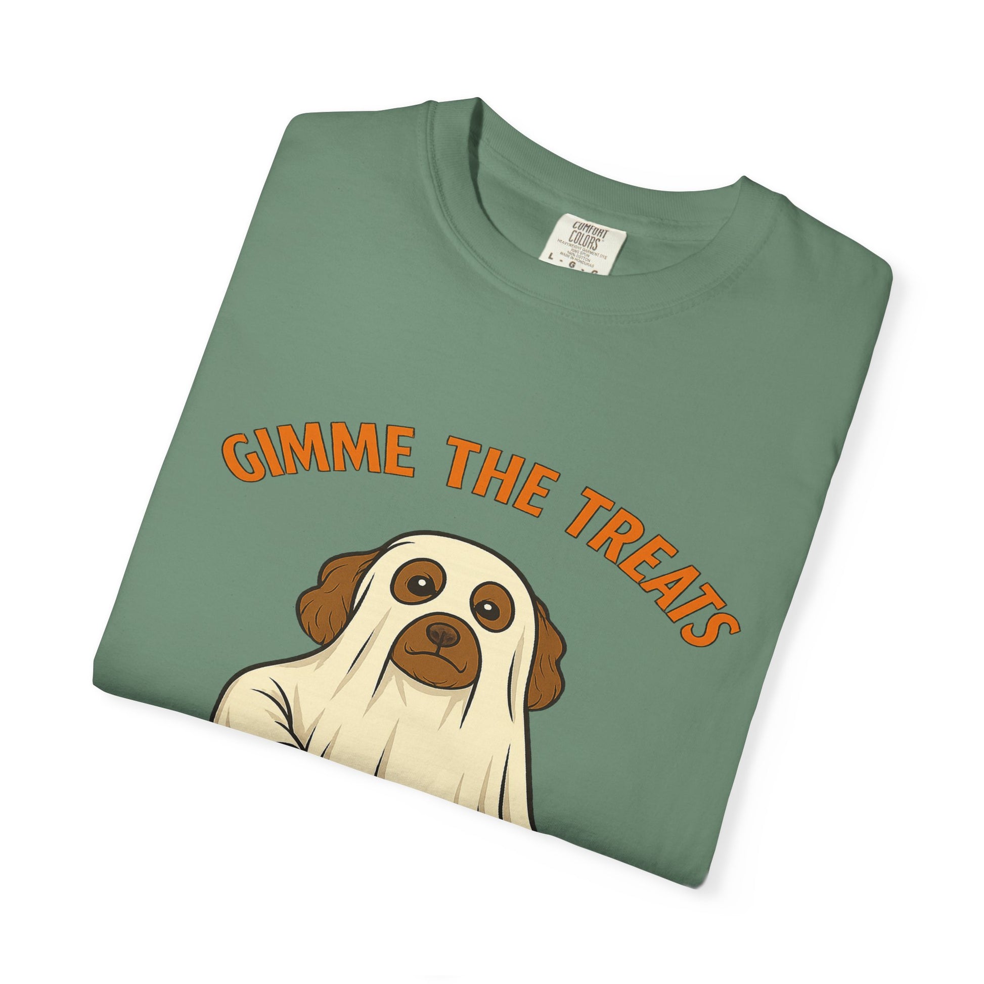 Dog Halloween Treats Unisex T-shirt - Comfort Colors 1717 - Stellar Threadz Studio