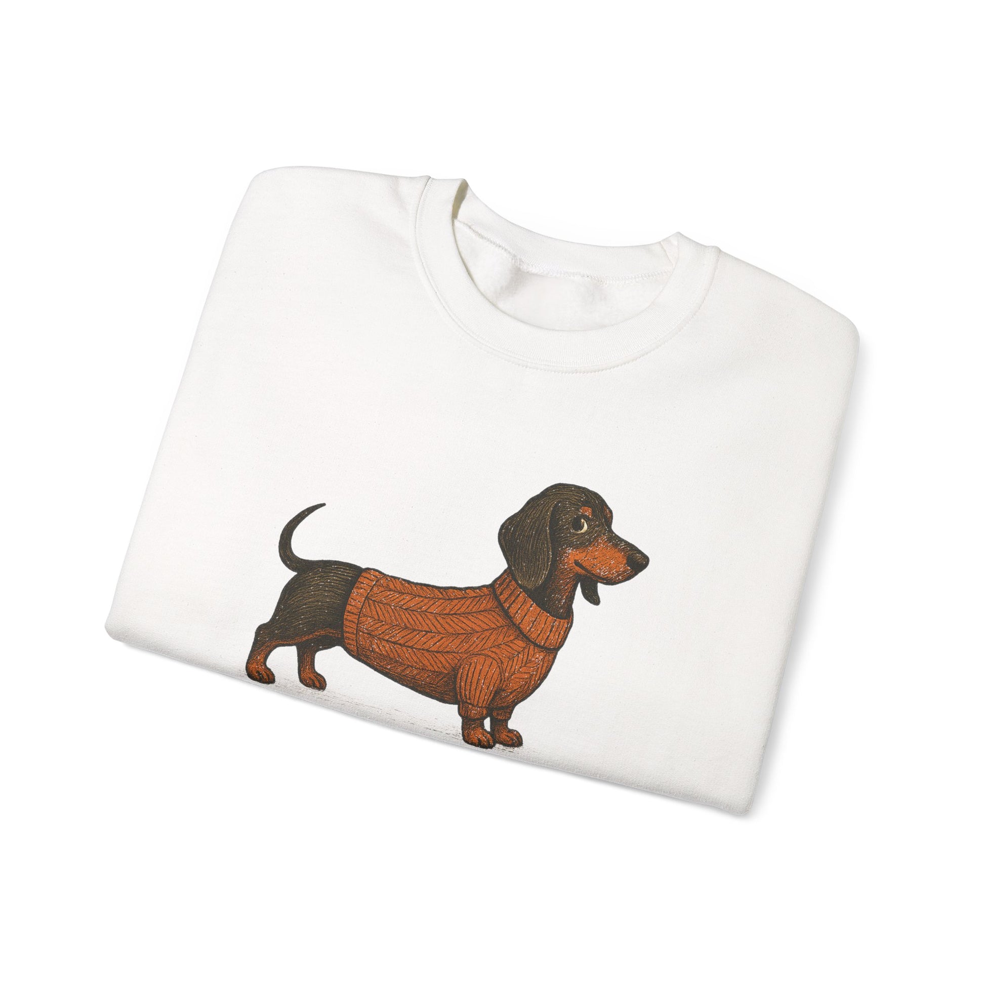 Dachshund Crewneck Sweatshirt - Emotional Support Sausage Design - Stellar Threadz Studio