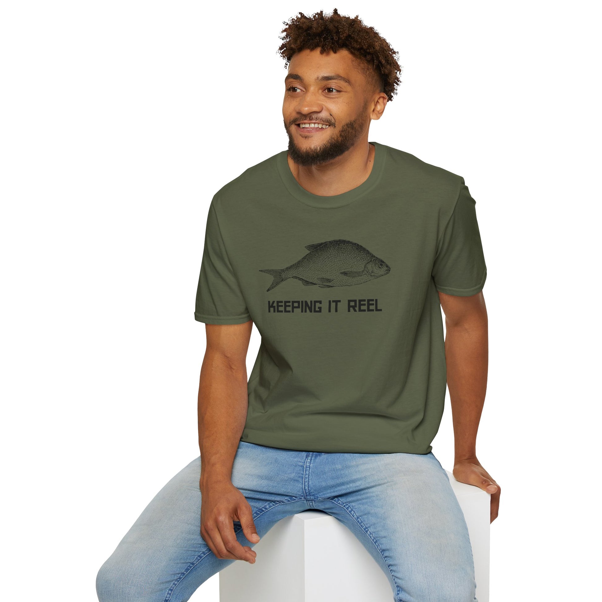 Unisex Softstyle T-Shirt 'Keeping it Reel' for the men in your life - Stellar Threadz Studio