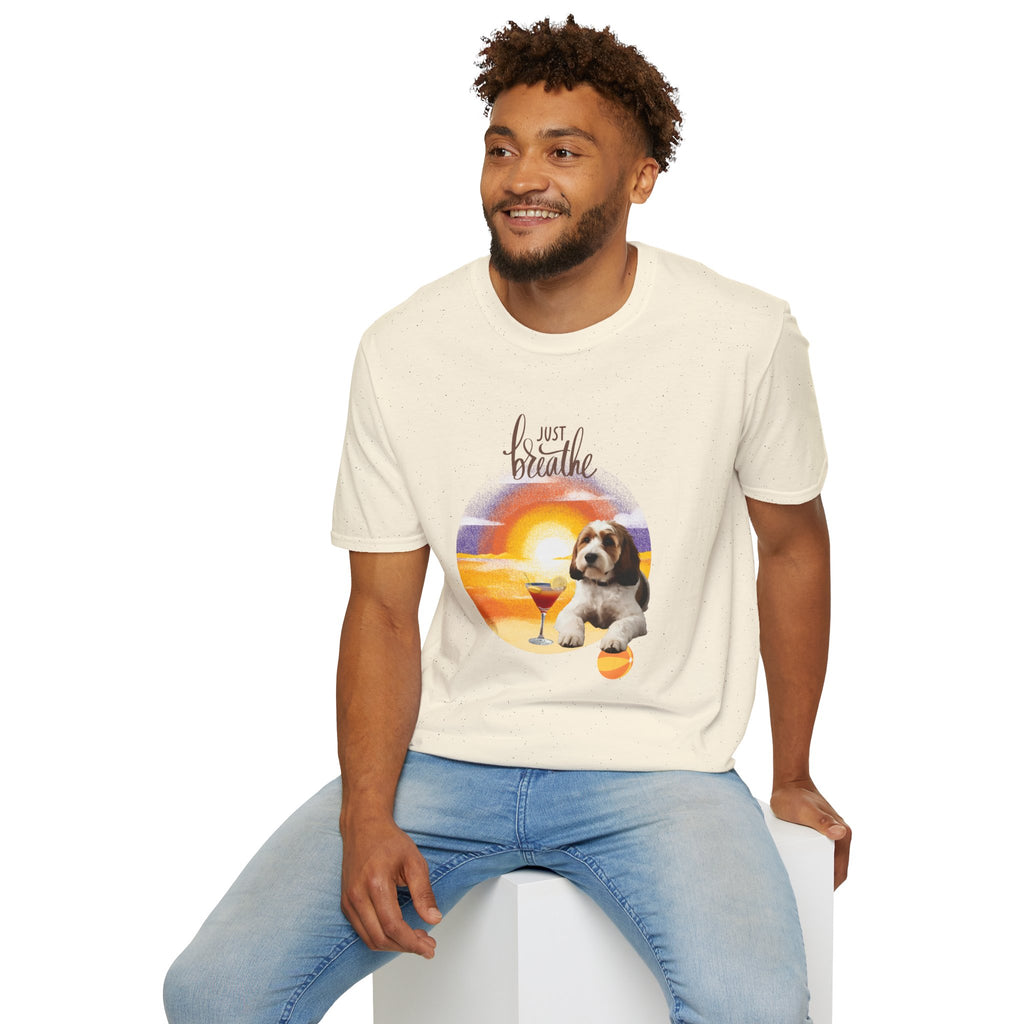 Sunset Vibes Dog T-Shirt - Stellar Threadz Studio