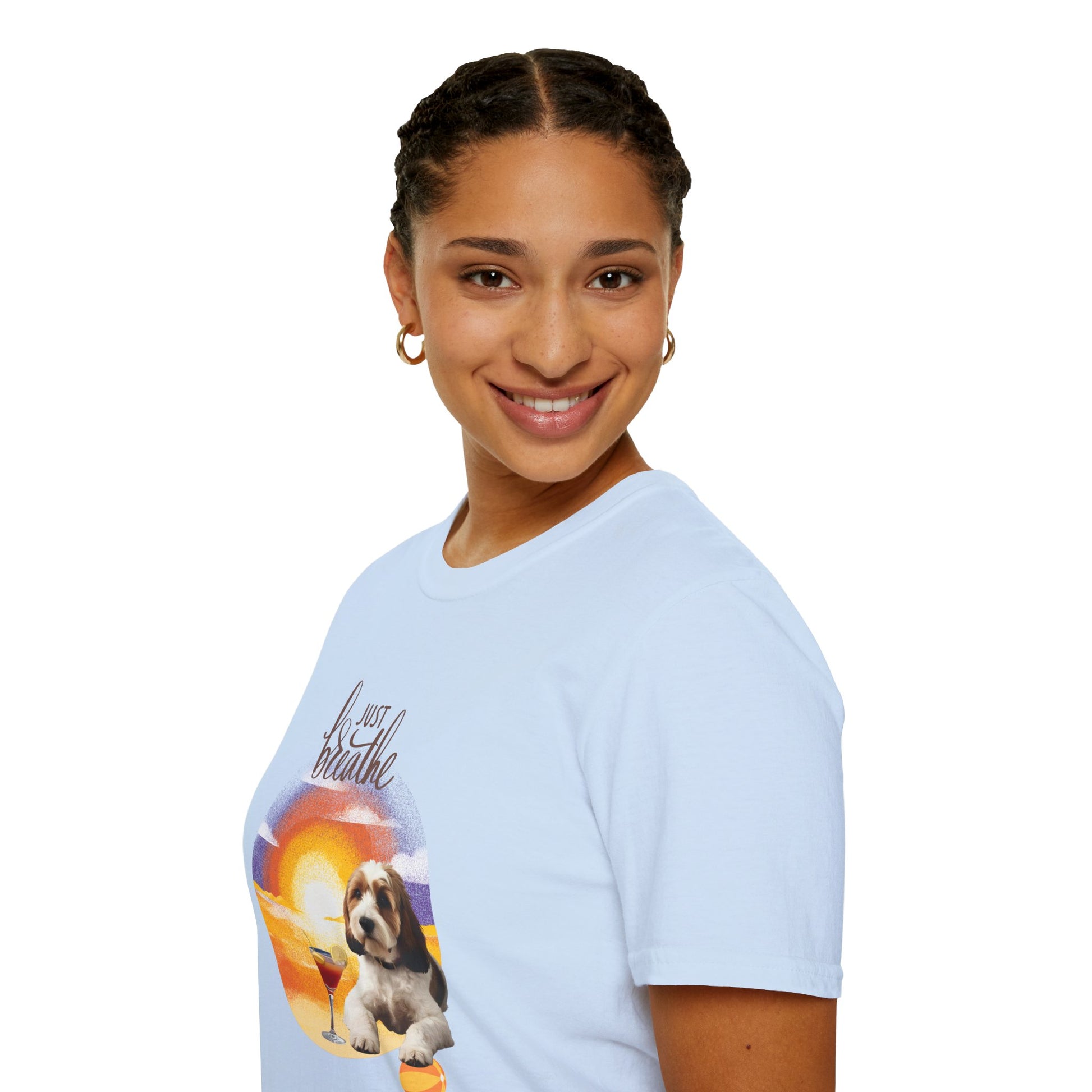 Sunset Vibes Dog T-Shirt - Stellar Threadz Studio