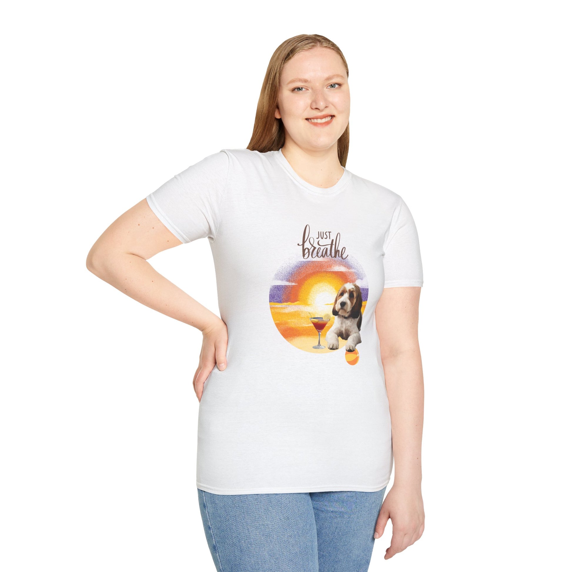 Sunset Vibes Dog T-Shirt - Stellar Threadz Studio