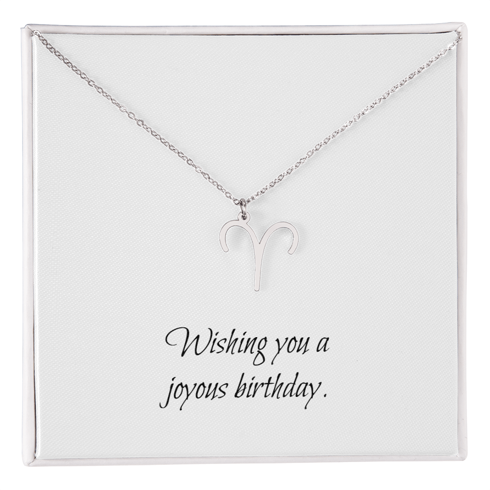 Zodiac Necklace - Custom Astrological Sign Jewelry - Stellar Threadz Studio