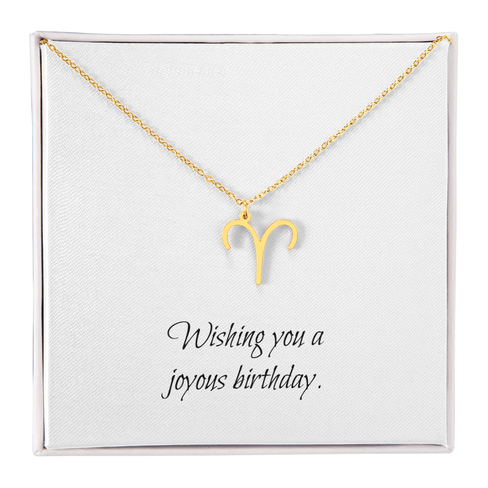 Zodiac Necklace - Custom Astrological Sign Jewelry - Stellar Threadz Studio