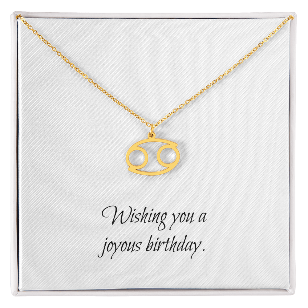 Zodiac Necklace - Custom Astrological Sign Jewelry - Stellar Threadz Studio