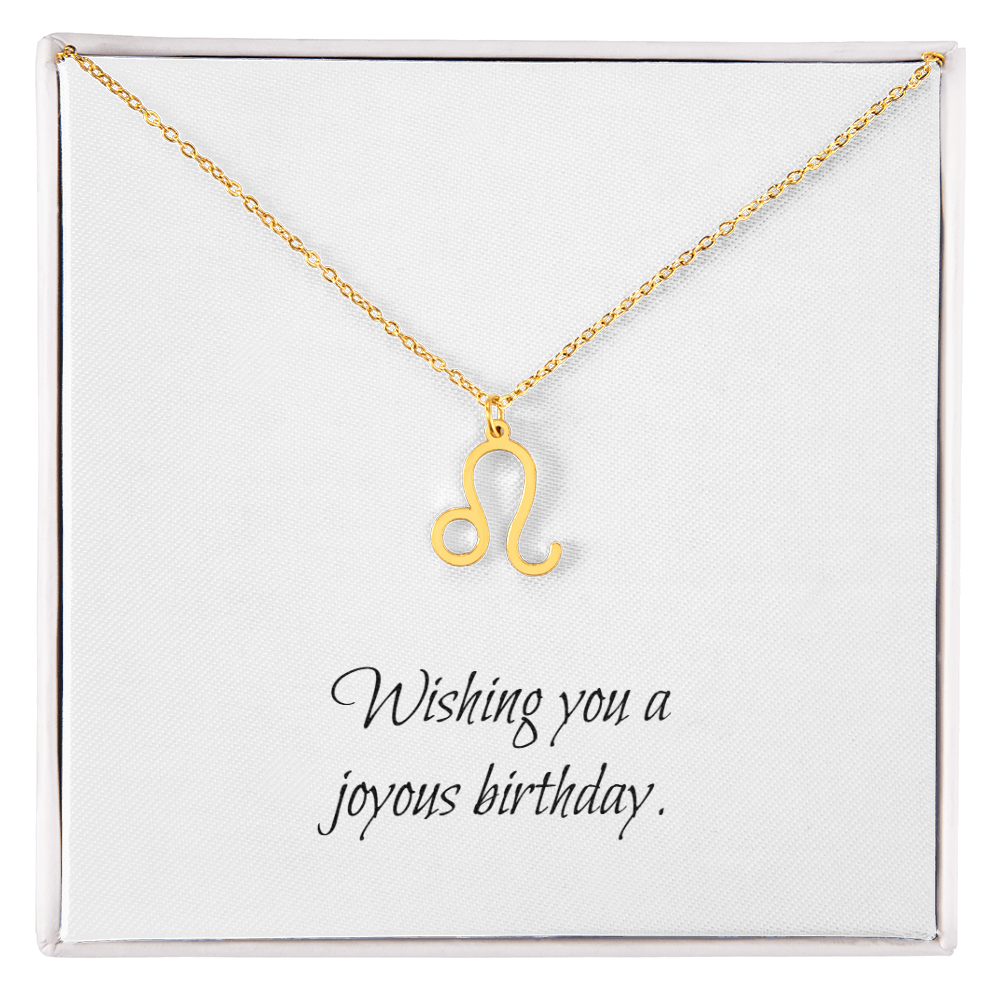 Zodiac Necklace - Custom Astrological Sign Jewelry - Stellar Threadz Studio