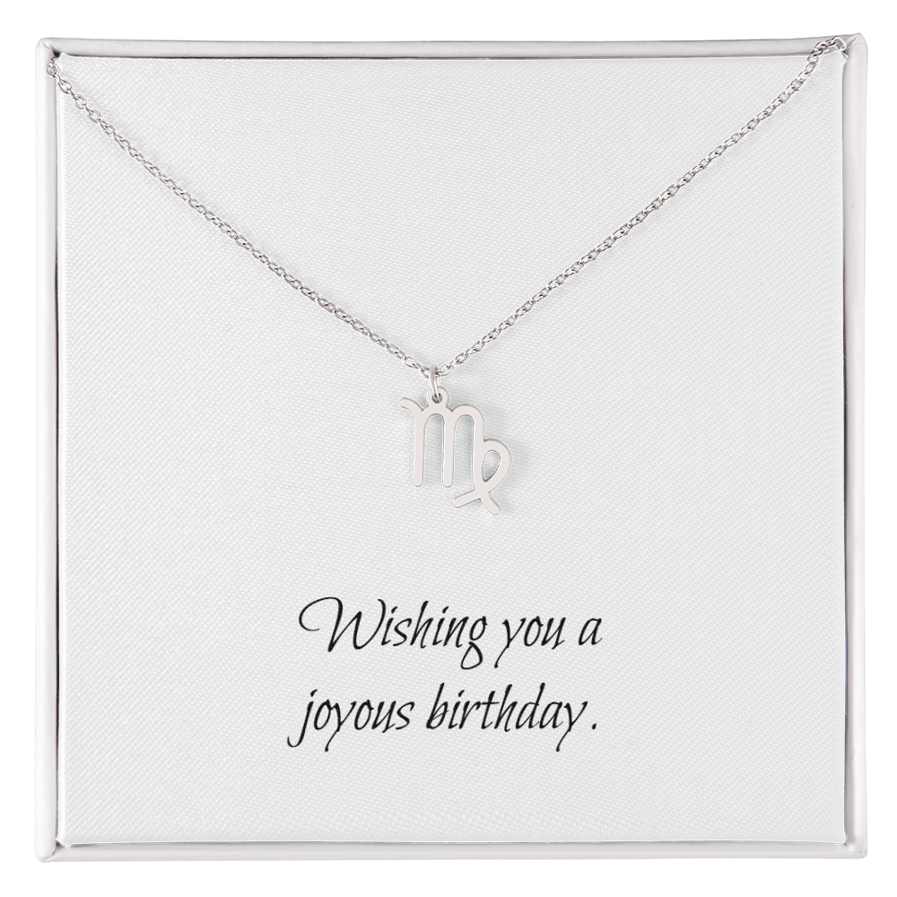 Zodiac Necklace - Custom Astrological Sign Jewelry - Stellar Threadz Studio