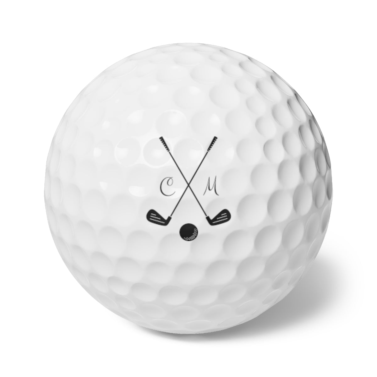 Monogrammed Golf Towel + x6 Custom Balls – Premium Golf Gift Set - Stellar Threadz Studio