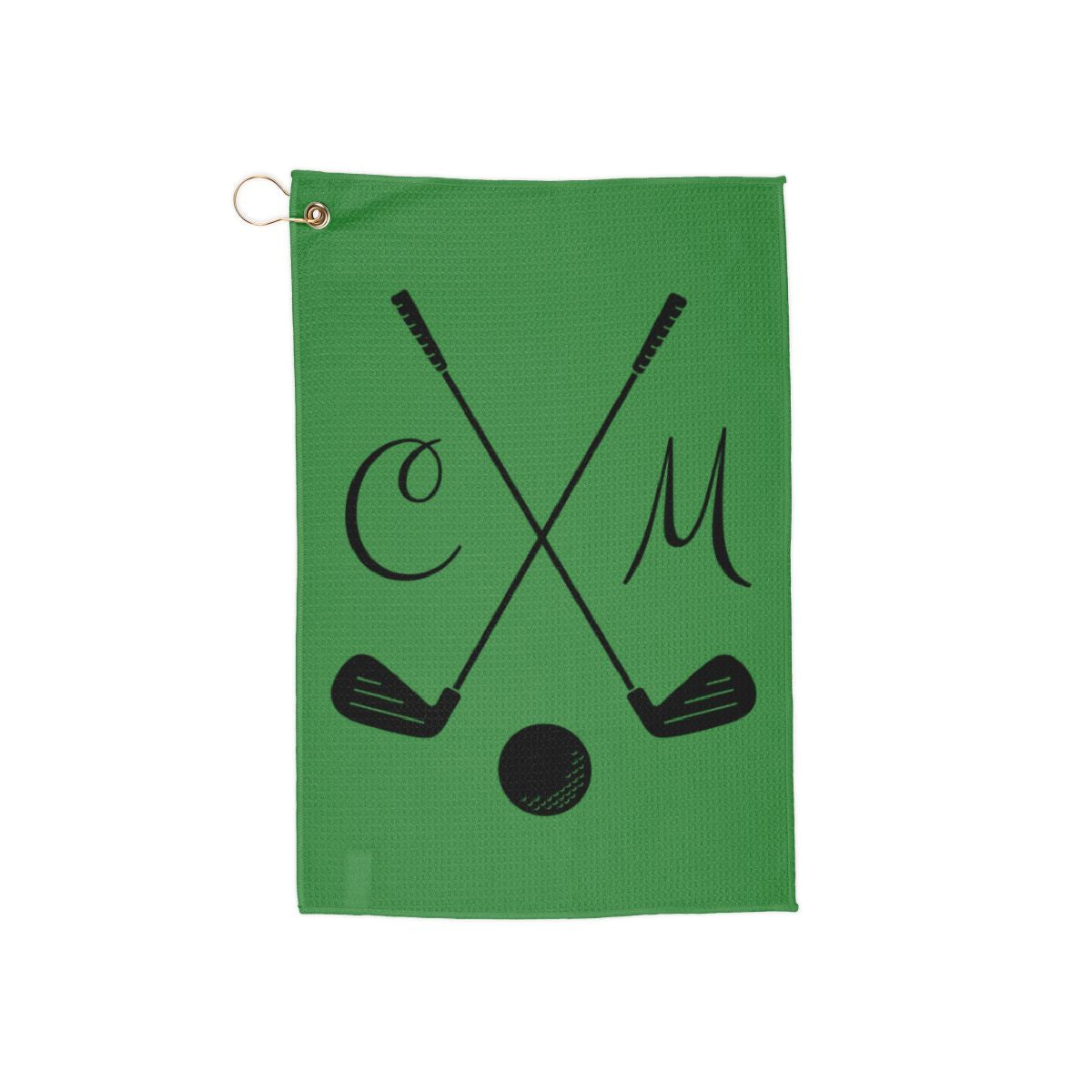 Monogrammed Golf Towel + x6 Custom Balls – Premium Golf Gift Set - Stellar Threadz Studio