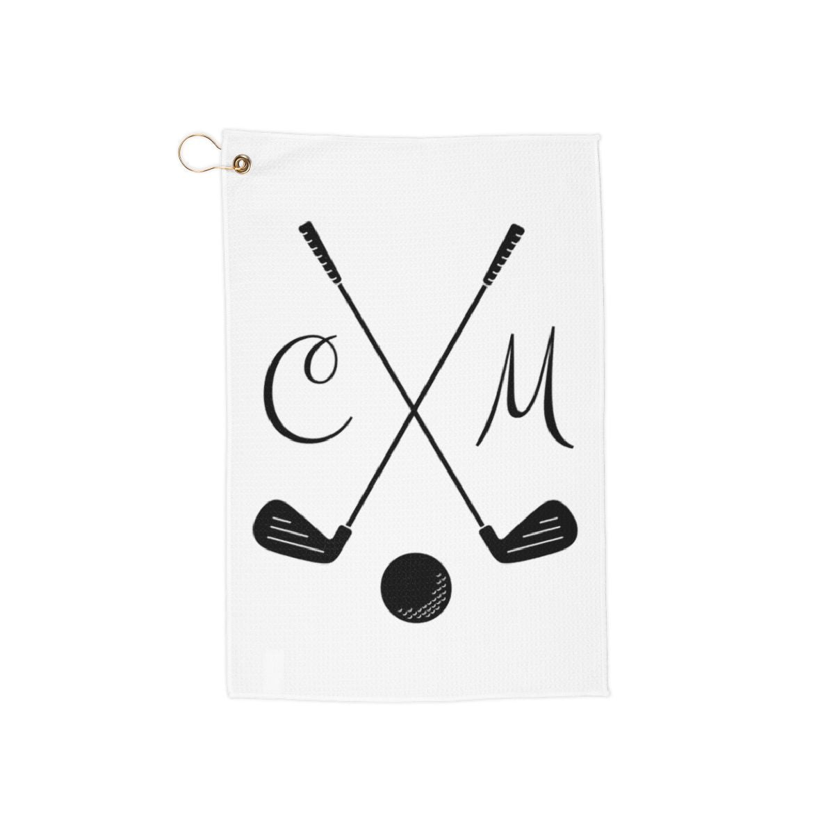 Monogrammed Golf Towel + x6 Custom Balls – Premium Golf Gift Set - Stellar Threadz Studio