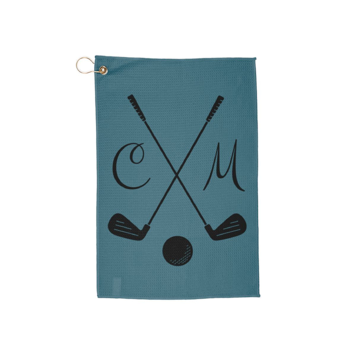 Monogrammed Golf Towel + x6 Custom Balls – Premium Golf Gift Set - Stellar Threadz Studio