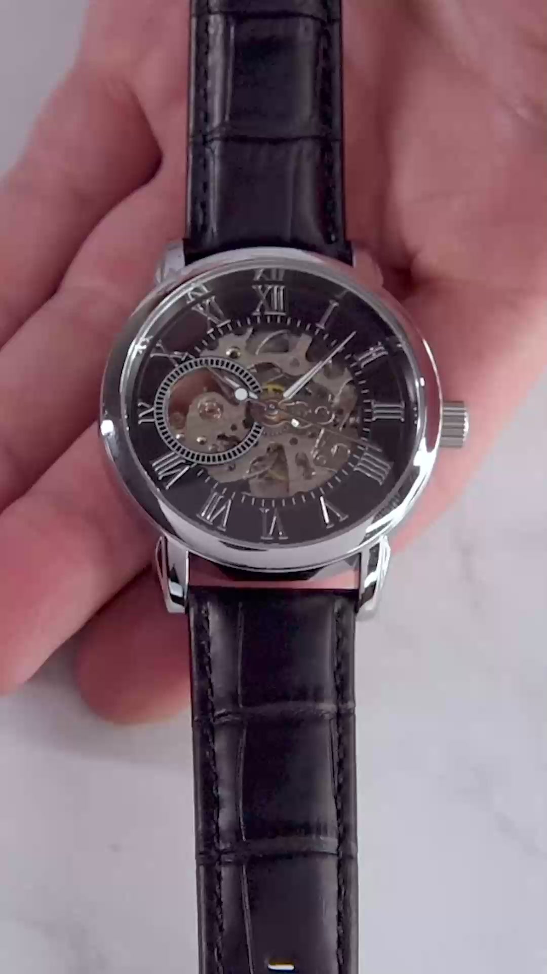 Men's Openwork Watch - Luxury Timepiece, Perfect Gift